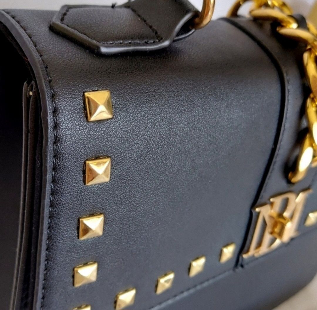 Badgley Mischka Badgley Mischka Chain Studded Crossbody/Handle Bag Size ONE SIZE - 4 Thumbnail