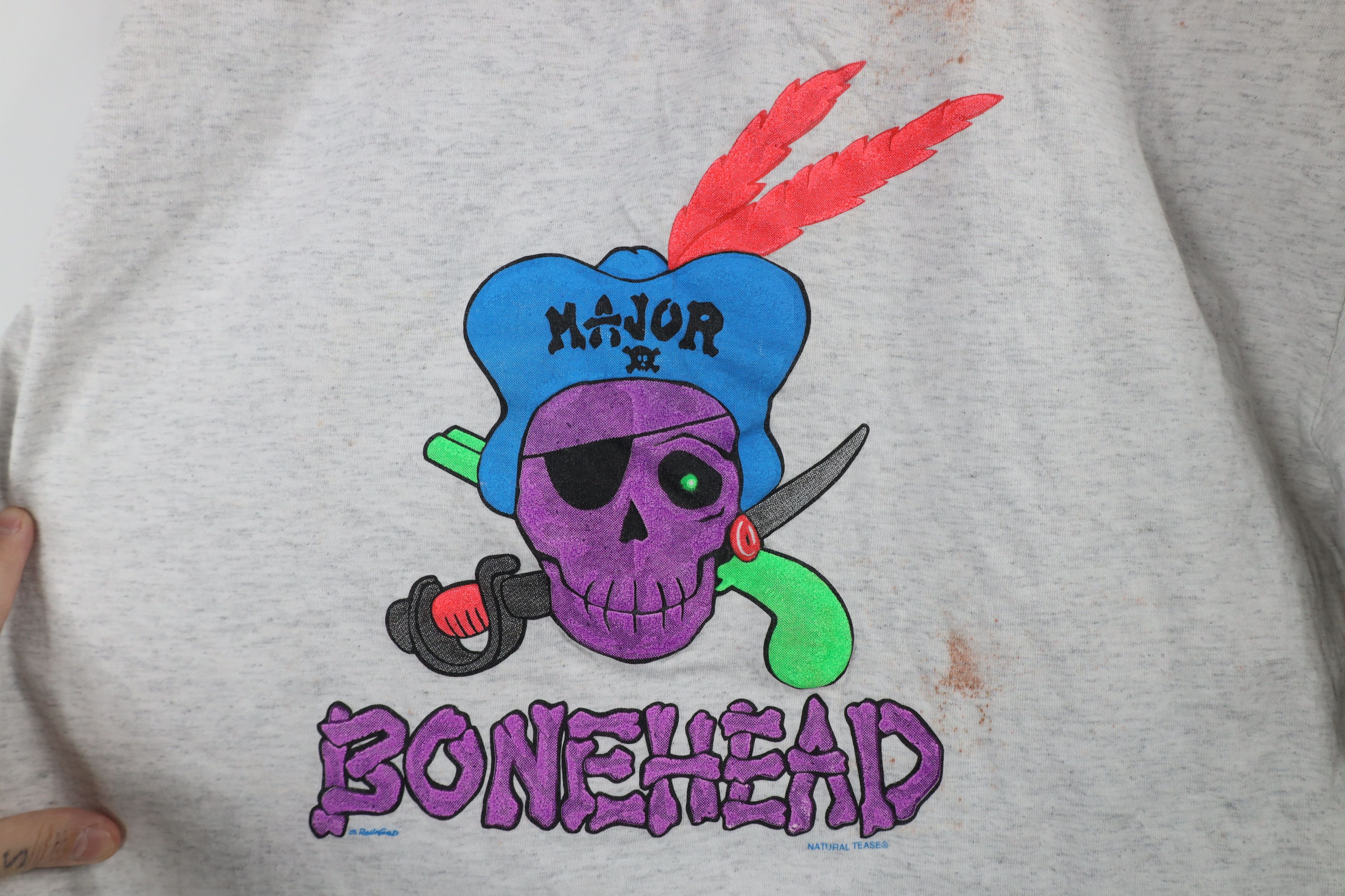 Disney × Vintage Vintage 90s Disneyland Exclusive Caribbean Bonehead T-Shirt Size US XL / EU 56 / 4 - 9 Thumbnail