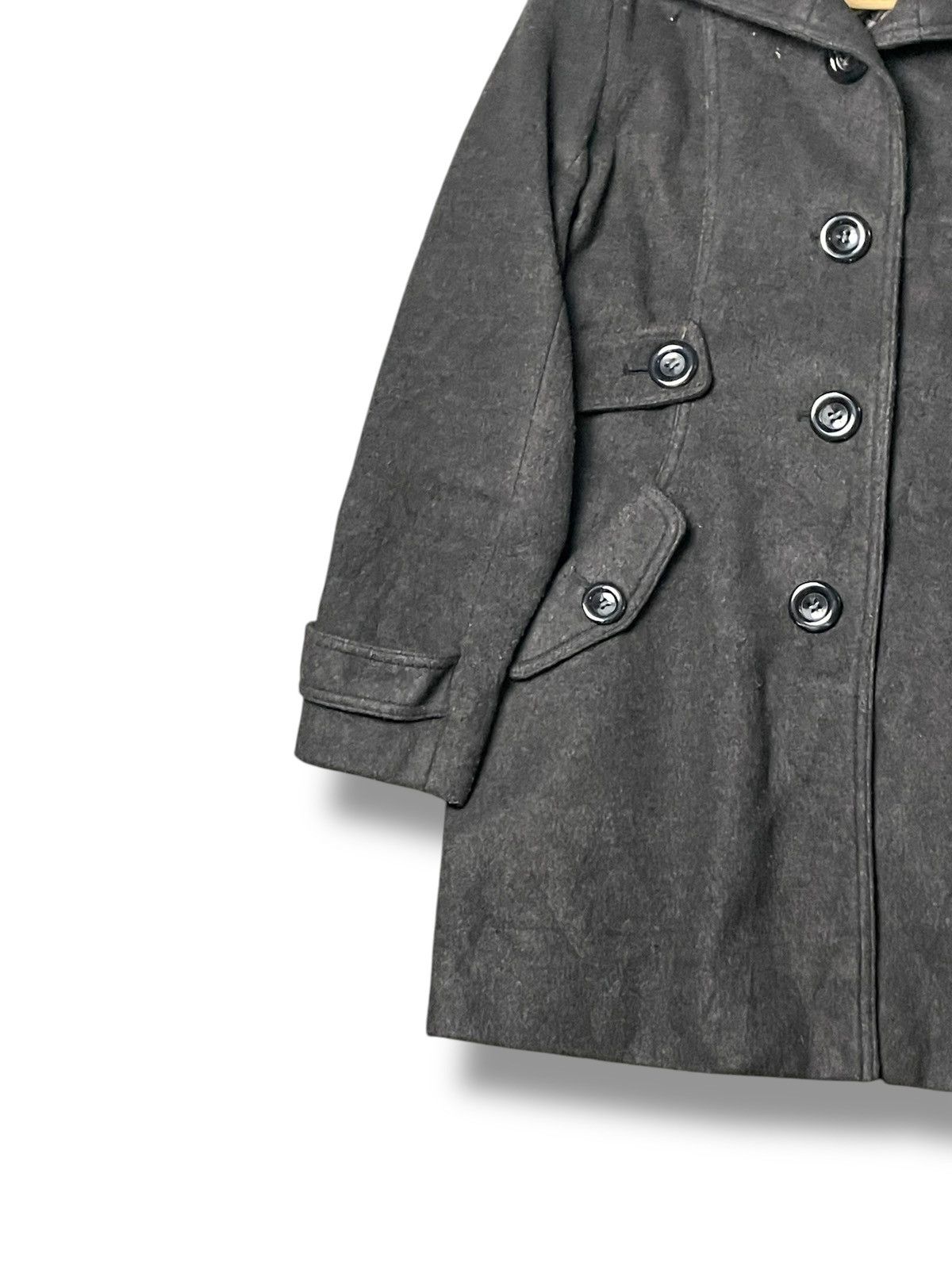 Japanese Brand Twenty One Stage Wool Coat (52) Size US XXS / EU 40 - 6 Thumbnail