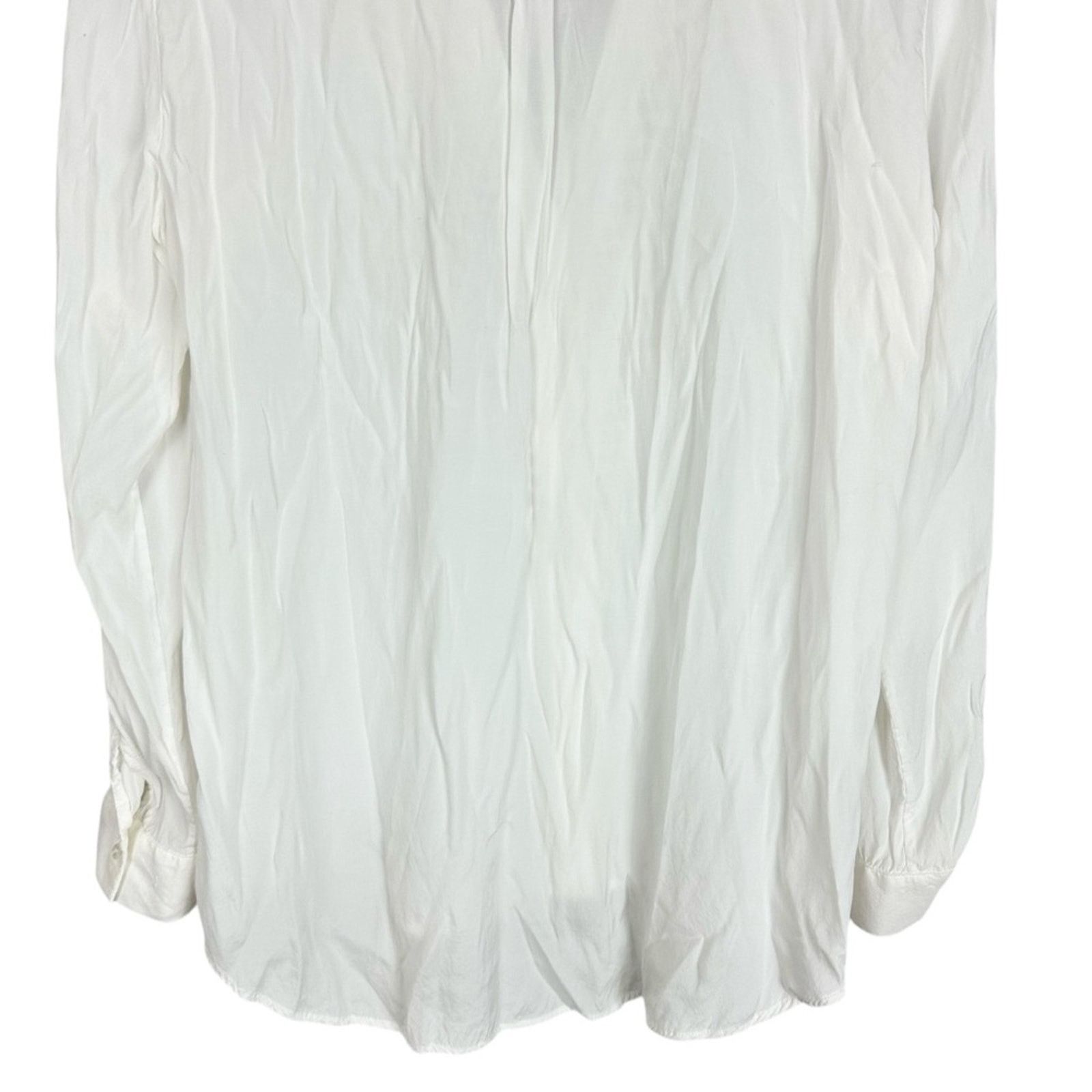 Sandro Sandro White Long Sleeve Relaxed Celeste Tunic Blouse Size 8 Size M / US 6-8 / IT 42-44 - 11 Thumbnail