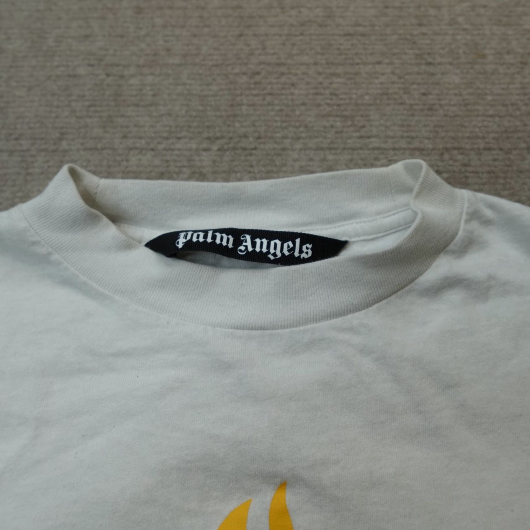 Palm Angels Palm Angels Shirt Small White Smiley Collection Double Sided Graphic Print Crew Neck Cotton Jersey Men S White 2020s Vintage No N/A Size US S / EU 44-46 / 1 - 6 Thumbnail