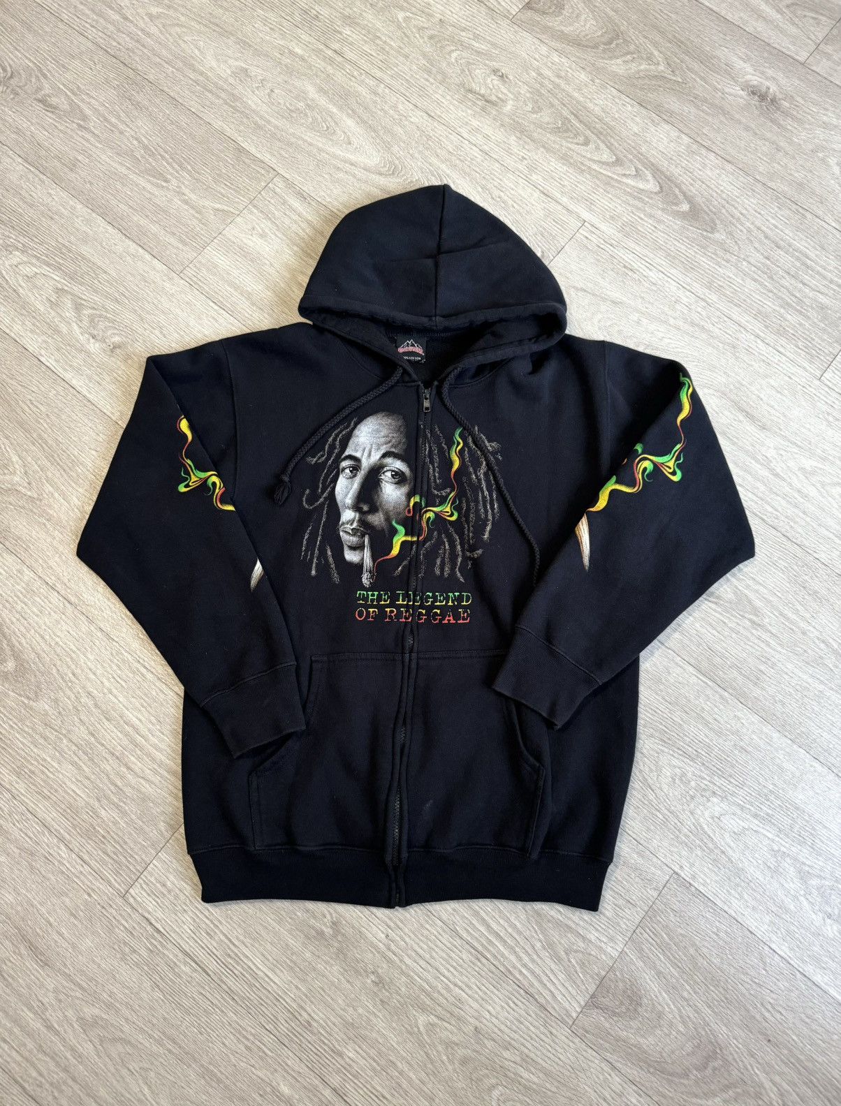 Bob Marley 🔷Vintage Bob Marley Zip Hoodie 90s🔷 Size US S / EU 44-46 / 1 - 1 Thumbnail