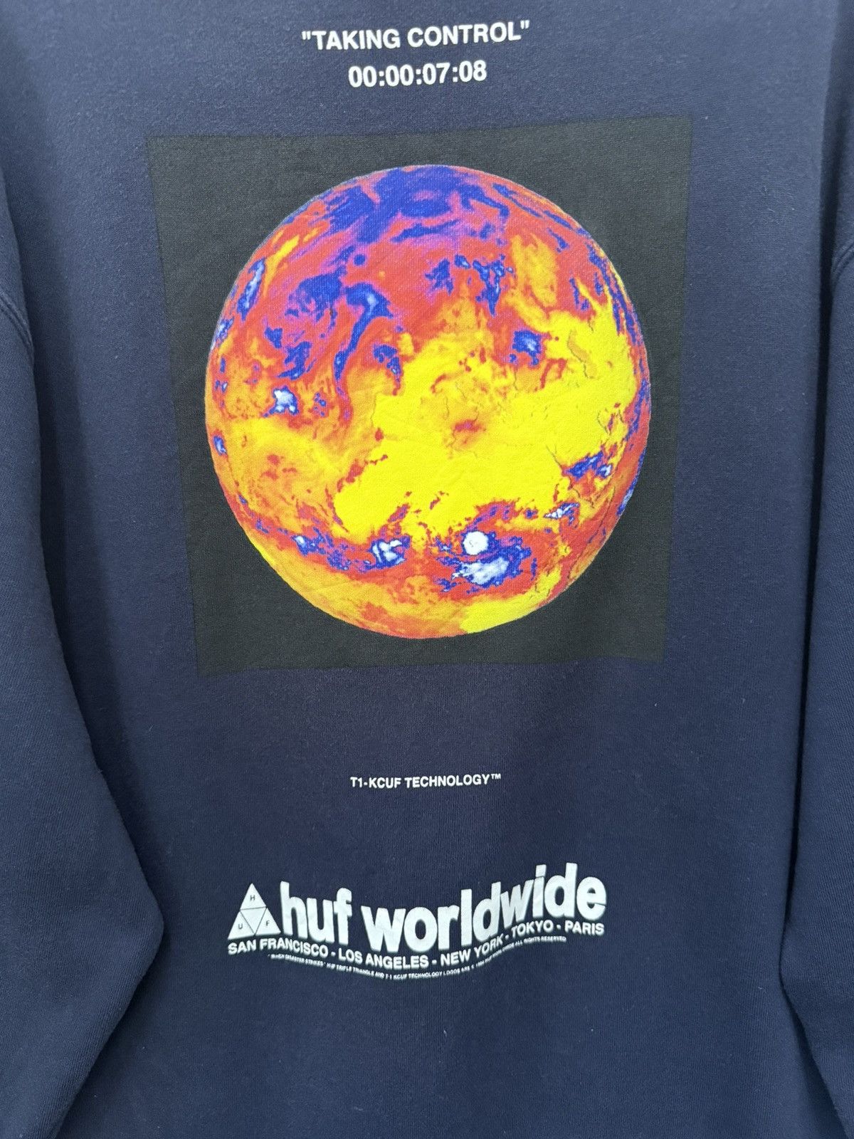 Huf 🔥 HUF JAPAN SKATEBOARDS STREETWEAR ROUNDNECK SWEATSHIRT - L Size US L / EU 52-54 / 3 - 11 Thumbnail