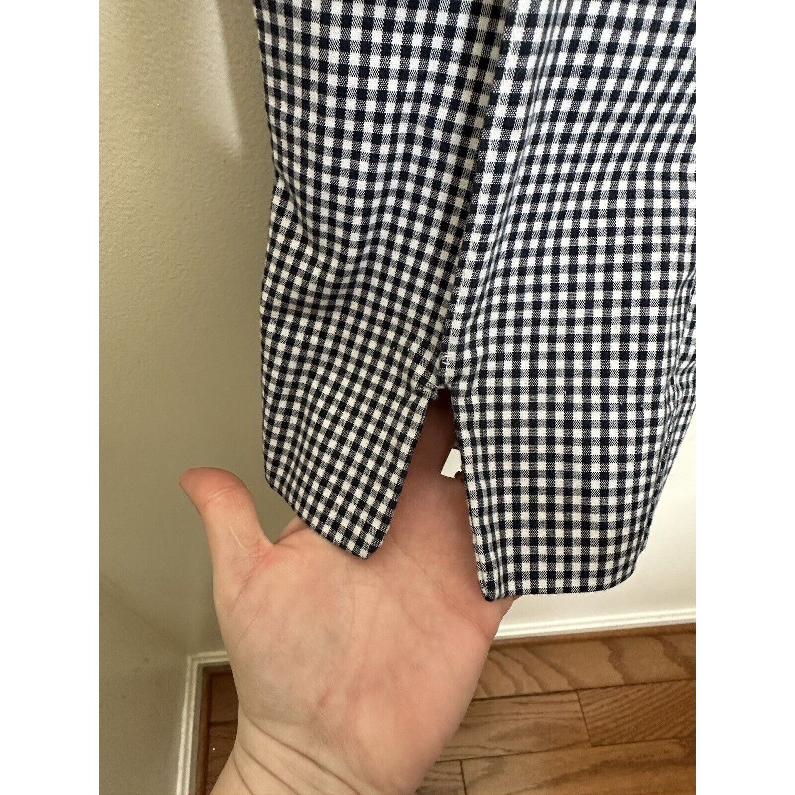 Brooks Brothers Brooks Brothers Gingham Pants Cropped Pleated Front Slit 10 Size 32" / US 10 / IT 46 - 2 Thumbnail