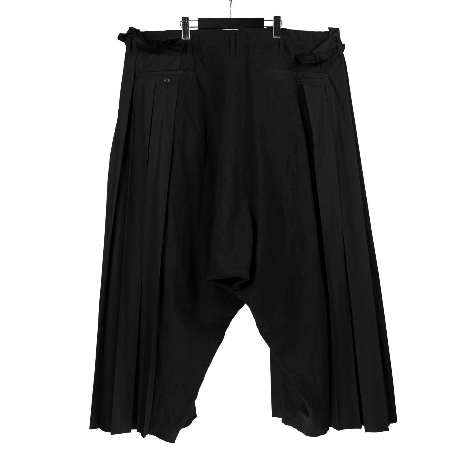 Yohji Yamamoto Yohji Yamamoto Pour Homme - PLEATED SAROUEL PANTS Size US 30 / EU 46 - 6 Thumbnail