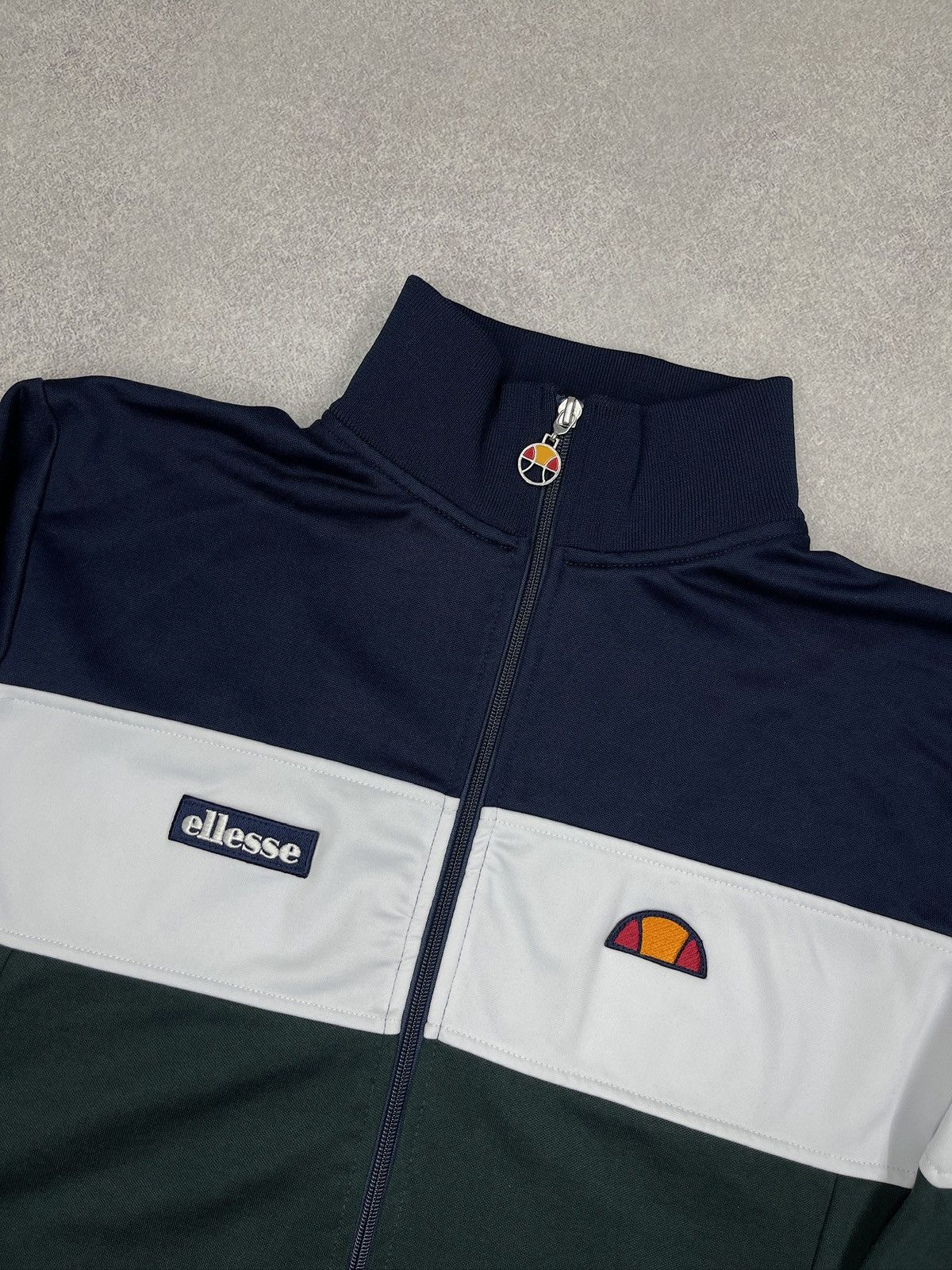 Ellesse Ellesse Caprini Track Jacket Colorblock Navy/Green Size US M / EU 48-50 / 2 - 4 Thumbnail