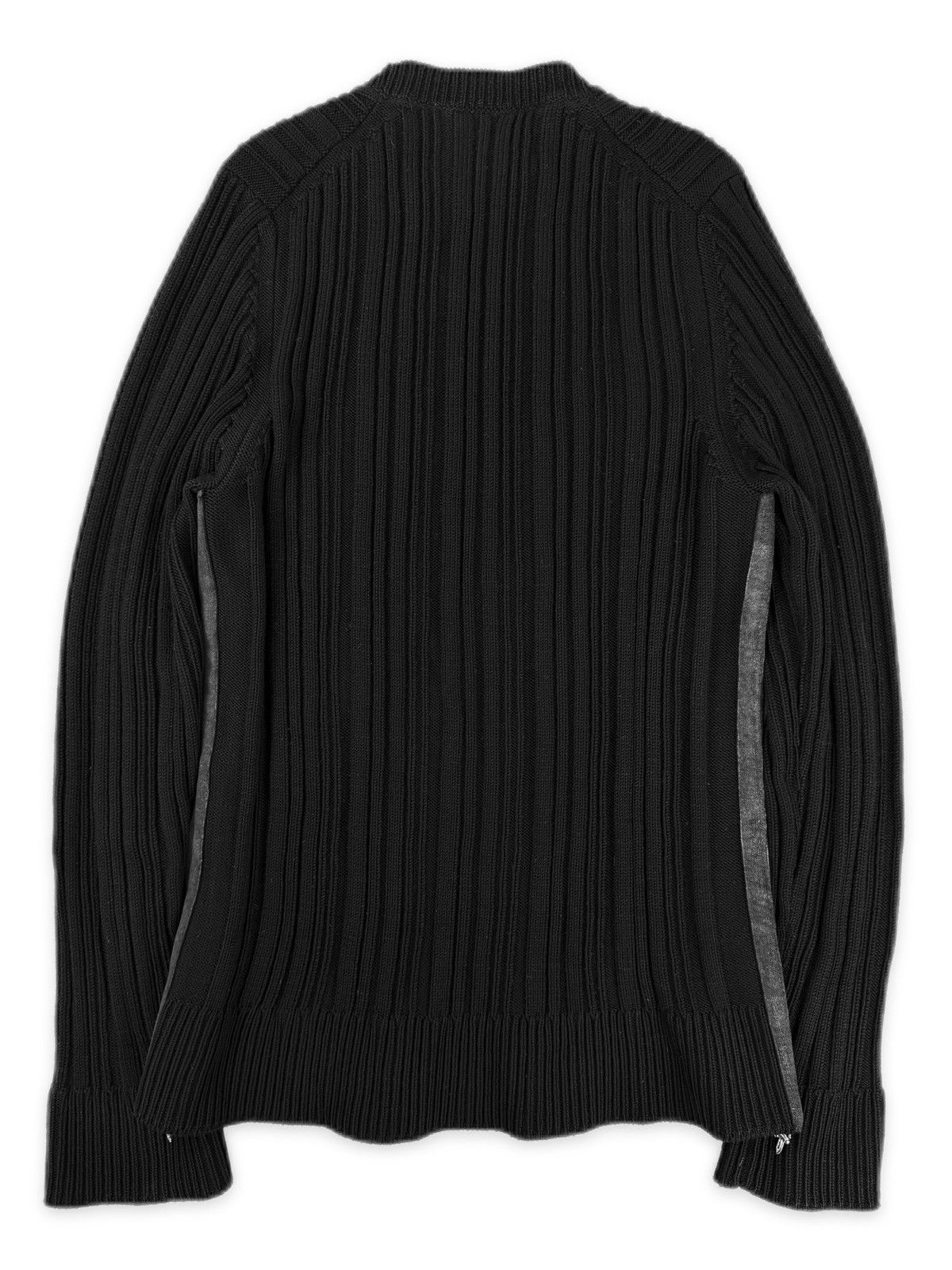 Chrome Hearts Chrome Hearts Heavy Weight Ribbed Dagger Side Zip Knitted Sweater Size US L / EU 52-54 / 3 - 3 Thumbnail
