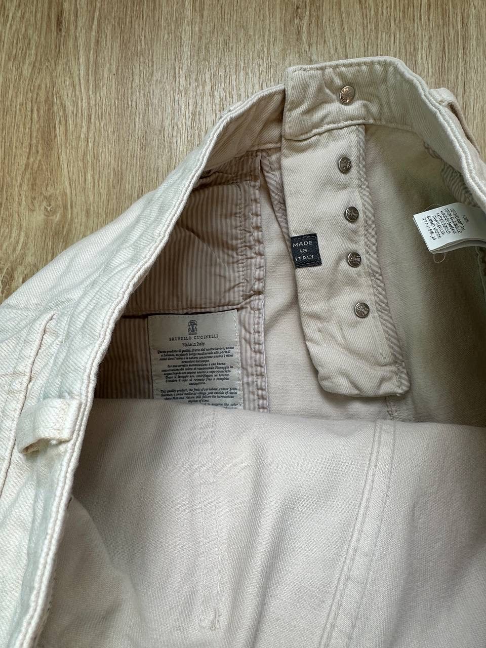 Brunello Cucinelli Brunello Cucinelli Jeans EU54 Stone Ripped Cotton Size US 38 / EU 54 - 11 Thumbnail