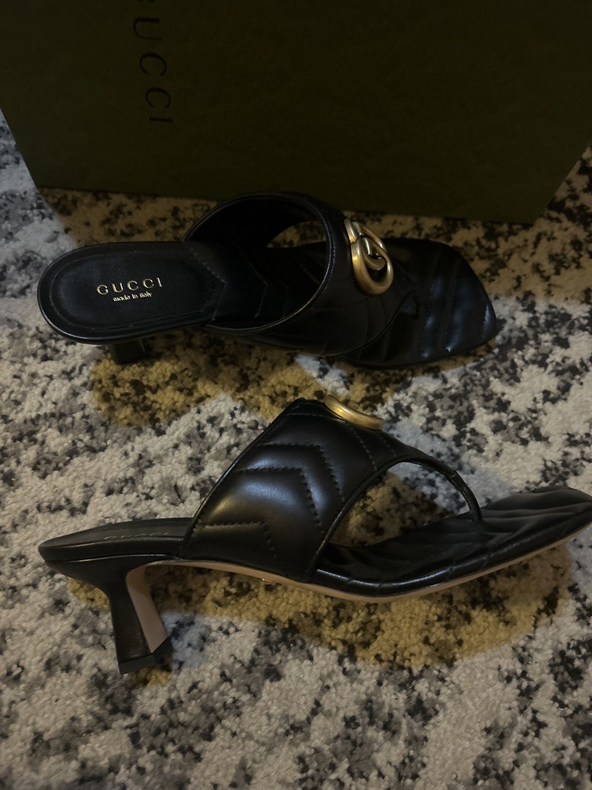 Gucci Gucci Double G 60MM Thong Sandal Mules size 38 Size US 8 / IT 38 - 7 Thumbnail