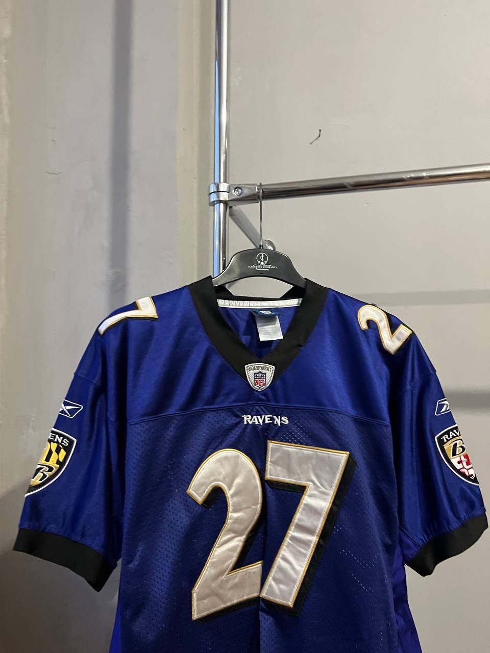 NFL BALTIMORE RAVENS #27 RAY RICE FOOTBALL SHIRT JERSEY SIZE 50 Size US M / EU 48-50 / 2 - 4 Thumbnail