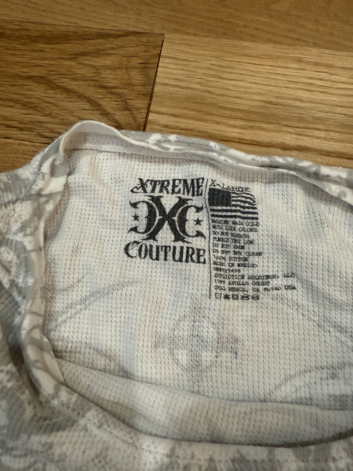 Other Xtreme Couture Affliction Style Waffle Cross Long Sleeve Size US XL / EU 56 / 4 - 3 Thumbnail
