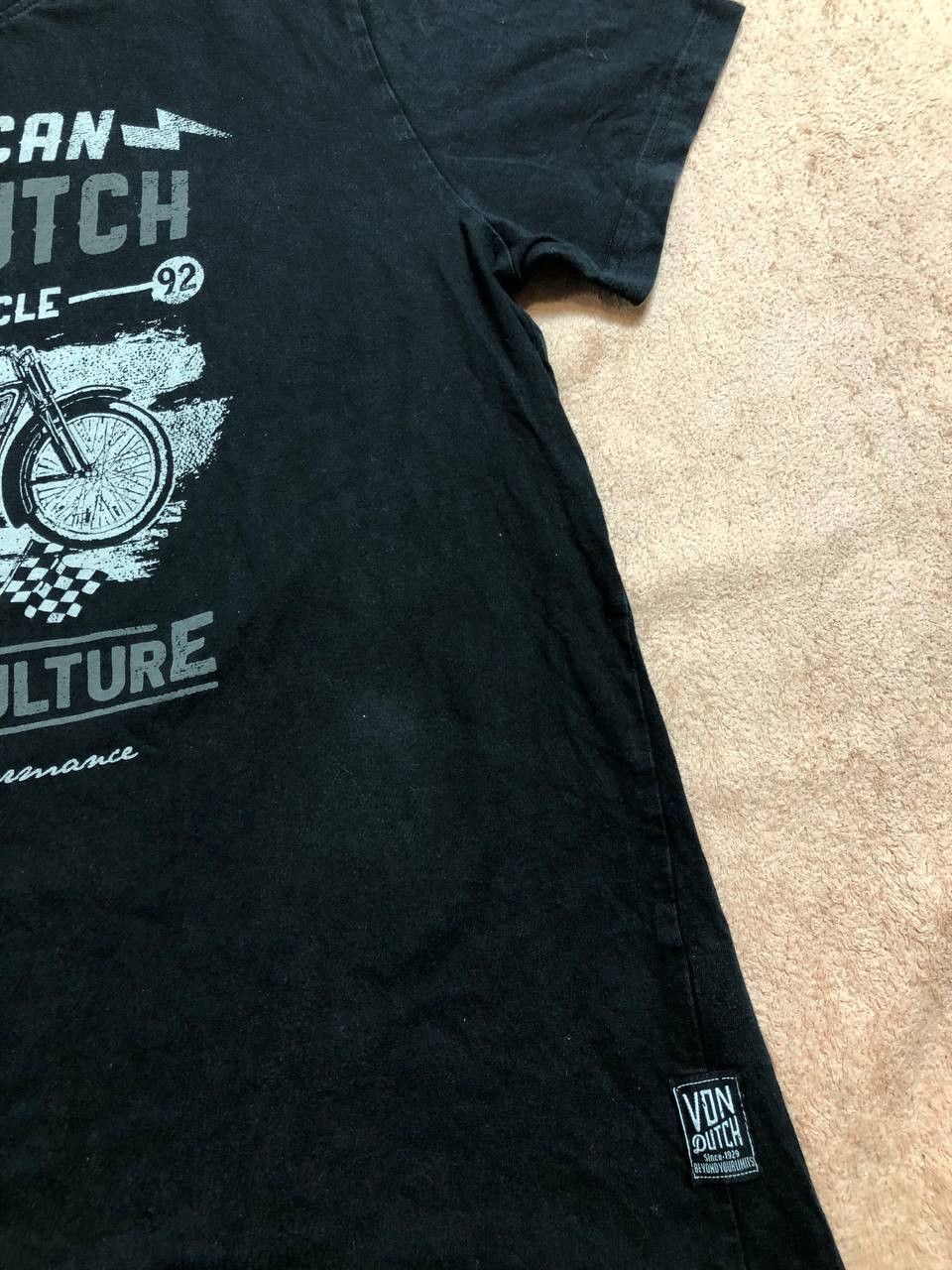 Von Dutch Vintage Von Dutch Big Motorcycle Print T-Shirt Size XL Size US XL / EU 56 / 4 - 7 Thumbnail