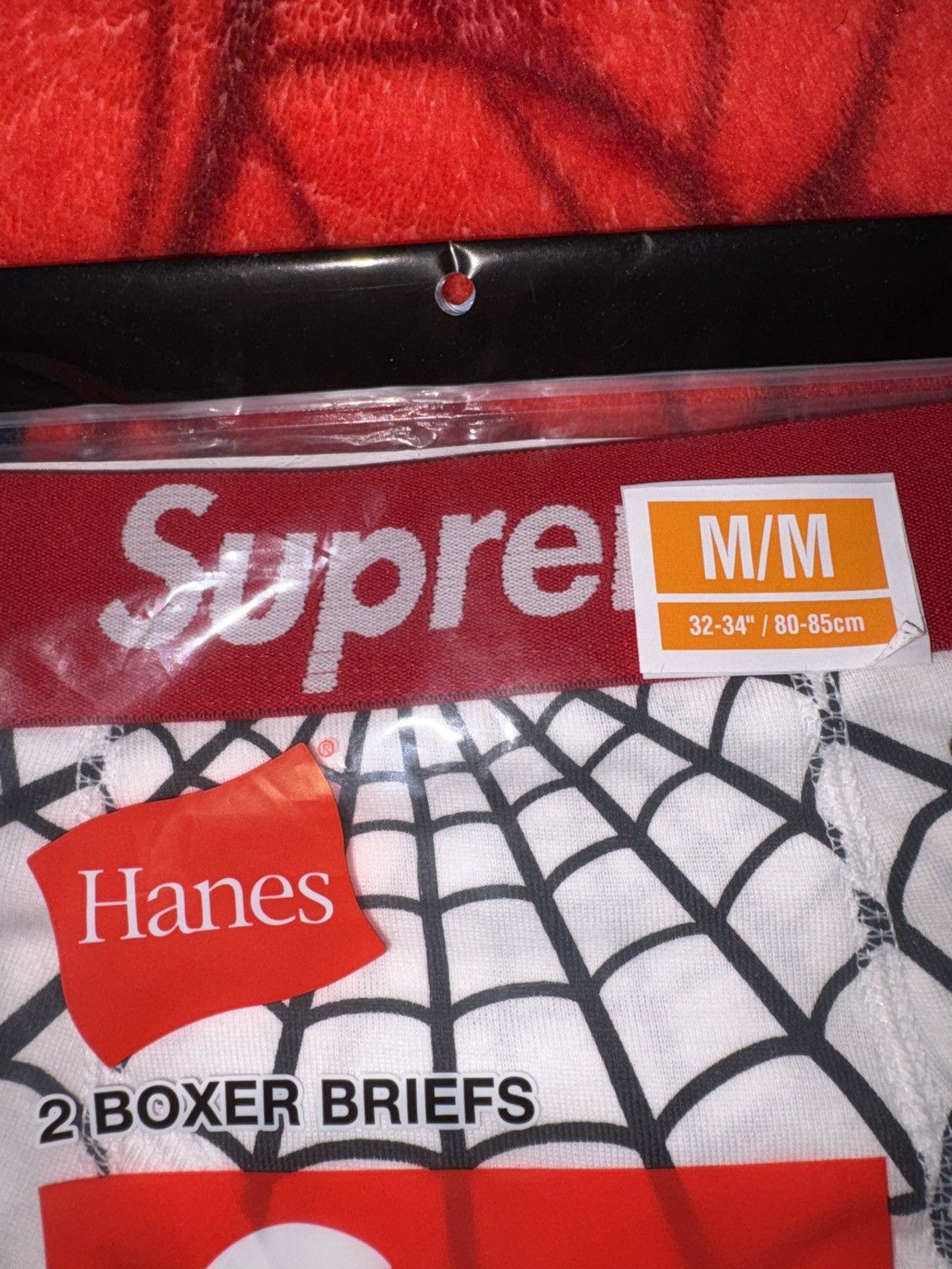 Supreme Supreme x Spiderman Boxers Size 32 - 3 Thumbnail