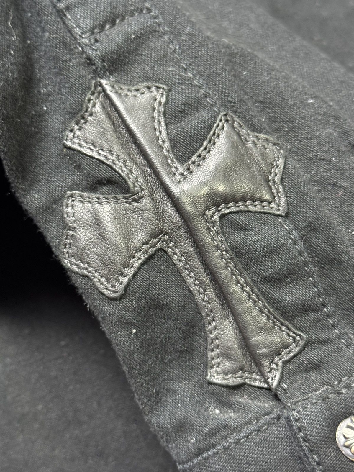 Chrome Hearts STEAL! WORK DOG DENIM TRUCKER SHIRT Size US S / EU 44-46 / 1 - 12 Thumbnail