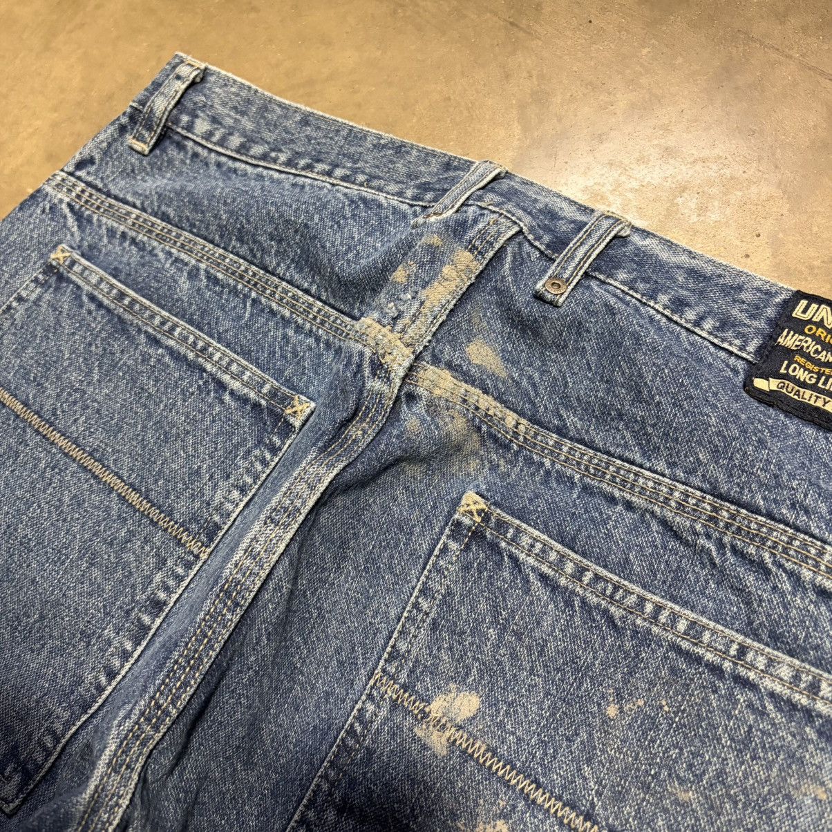 UNIONBAY Vintage Y2K Union Bay Baggy Denim Jeans Wide Leg Skater Fade Size US 36 / EU 52 - 16 Thumbnail