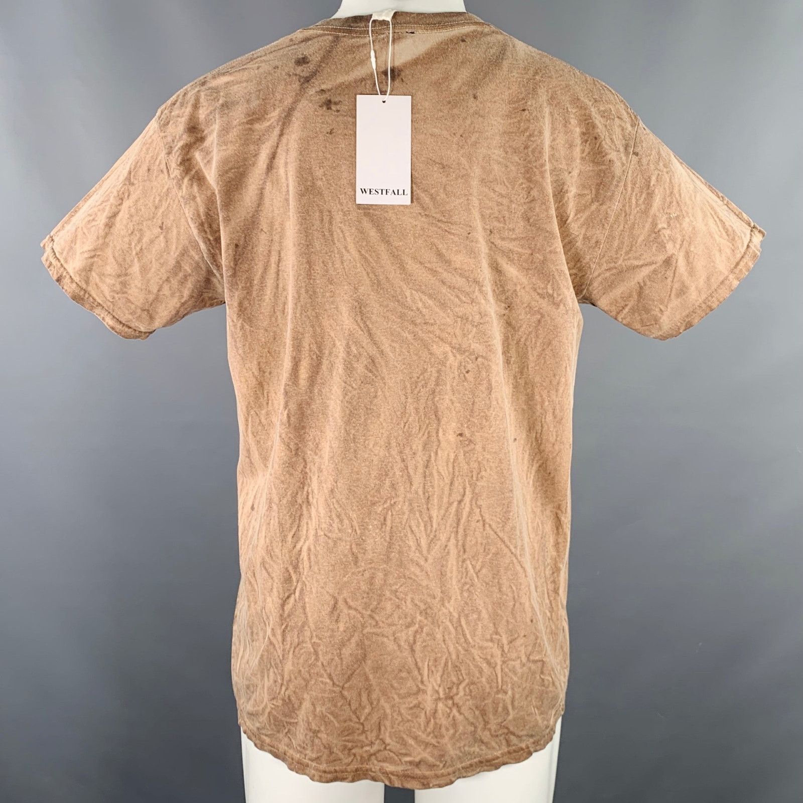 Other Understanding Brown Multi Color Graphic Cotton Crew Neck Size US M / EU 48-50 / 2 - 4 Thumbnail
