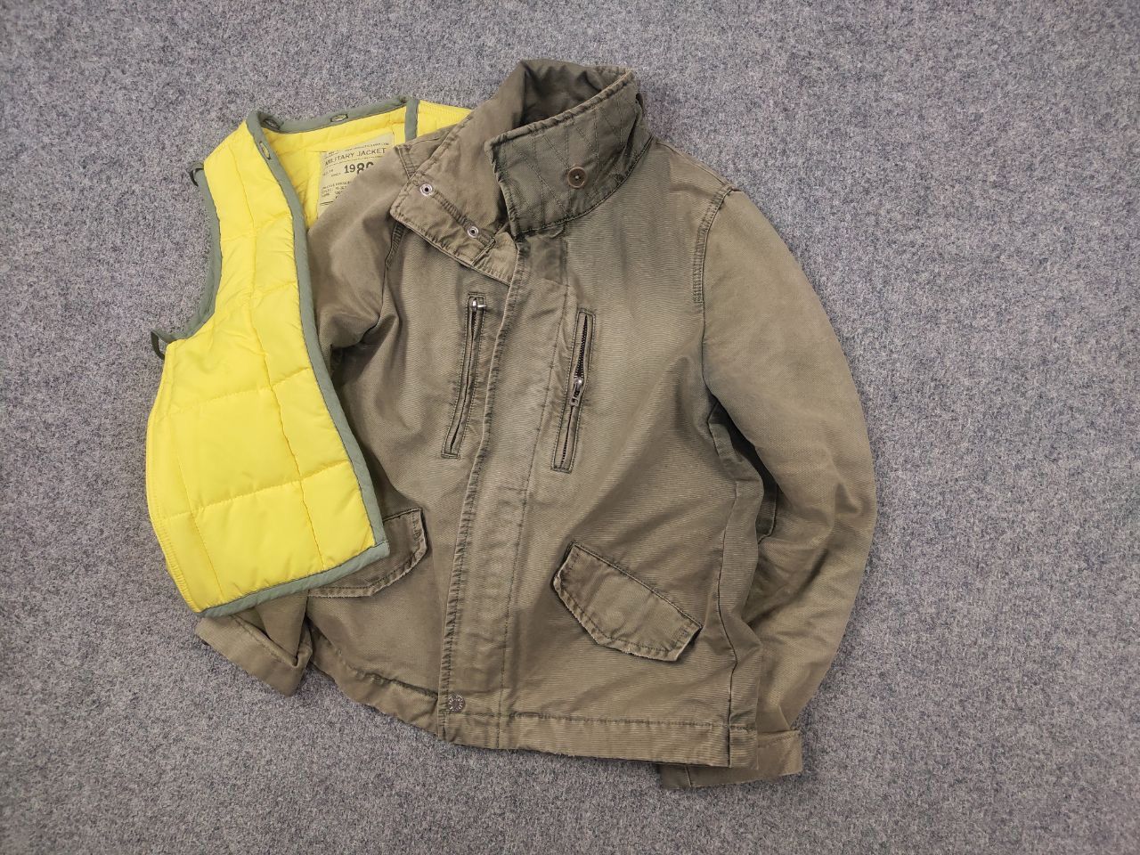 Zadig & Voltaire Zadig & Voltaire Design Caban Military Jacket Vintage Canvas Size US S / EU 44-46 / 1 - 3 Thumbnail