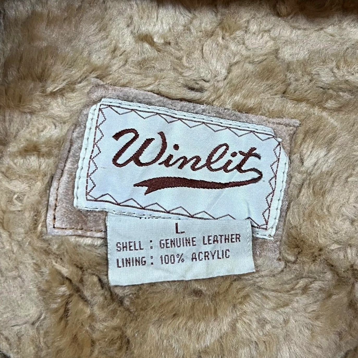 Vintage VINTAGE 90's WINLIT Brown Beige Real Suede Leather Faux Fur Zip Jacket Women's L Jacket Women's L Brown Beige Suede Faux Fur 90s Style Womens Size L / US 10 / IT 46 - 4 Thumbnail