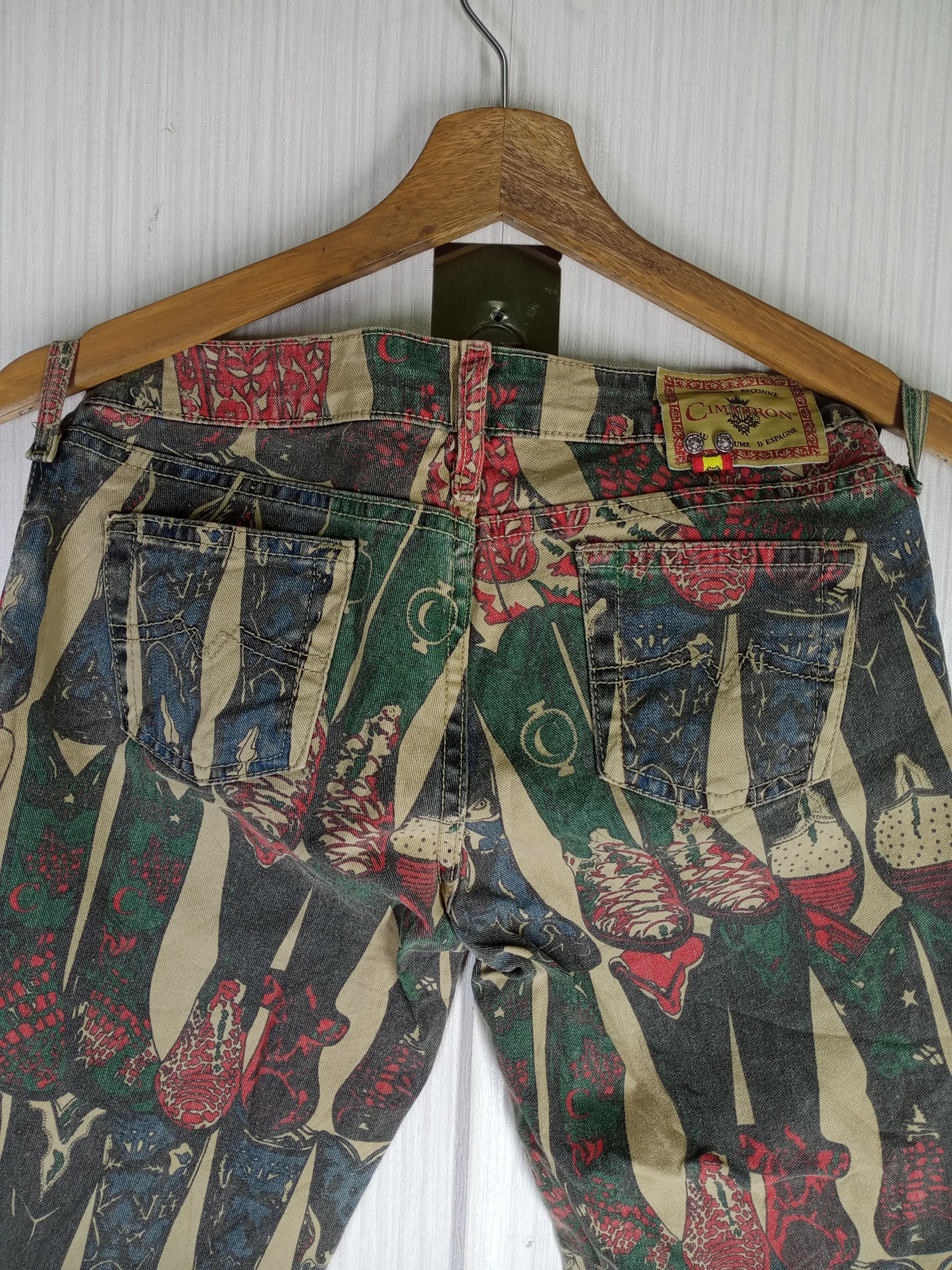 Hysteric Glamour Rare Vintage Flare Cimarron Jeans Full Print Shoes Size 28" / US 6 / IT 42 - 9 Thumbnail