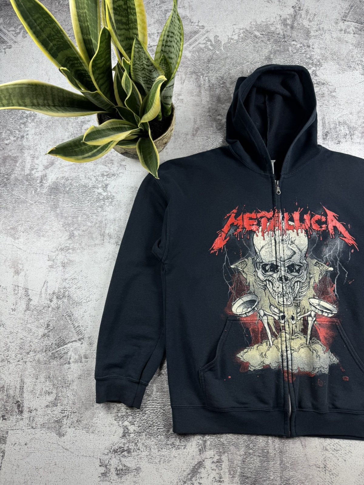 Metallica Metallica 2005 Black Men’s XL Cotton Rock Band Tour Zip Merch Hoodie Sweatshirt Size US XL / EU 56 / 4 - 2 Thumbnail