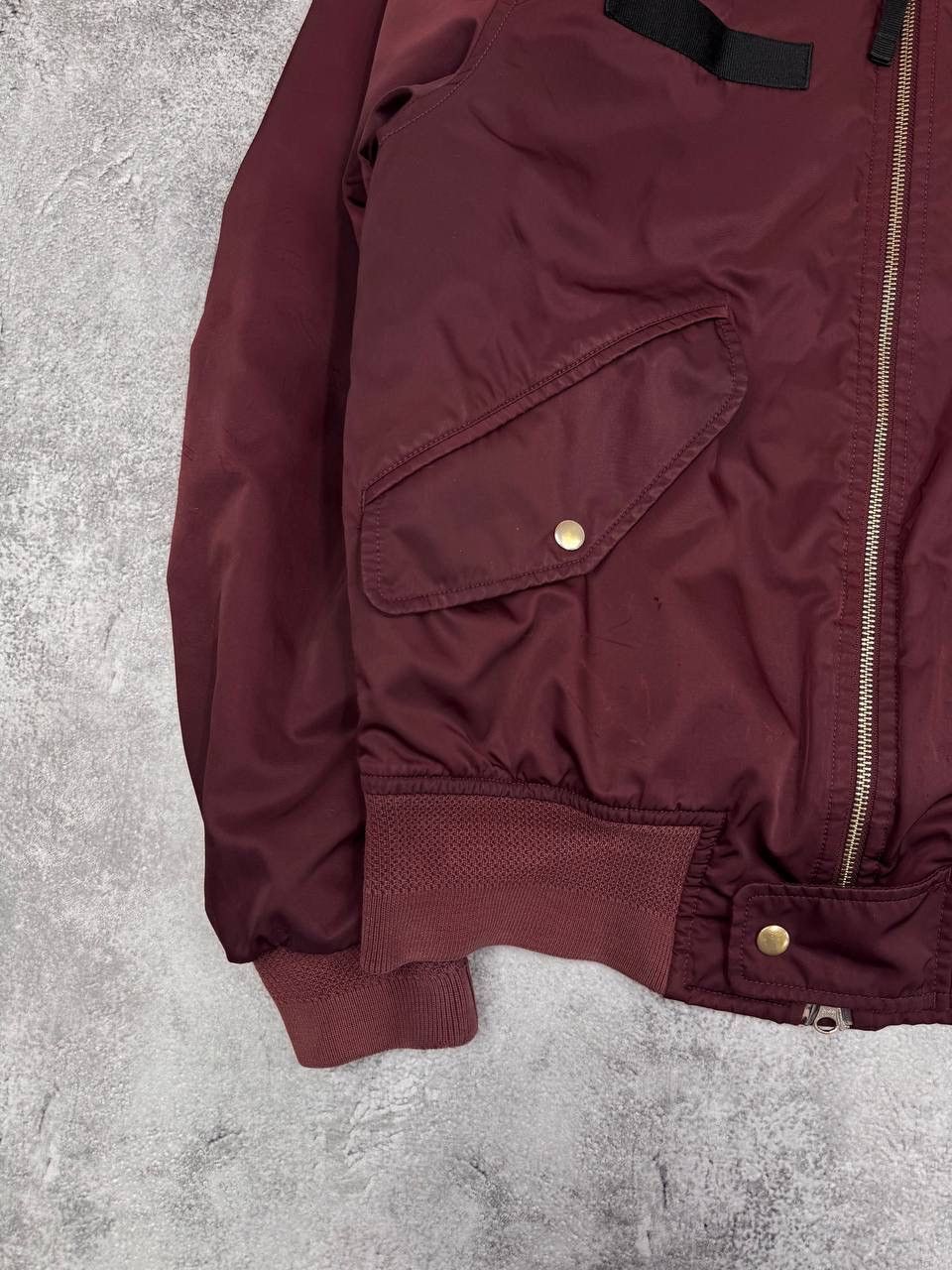 Lacoste Lacoste Live Men's Bomber Jacket Burgundy Size L Size US L / EU 52-54 / 3 - 2 Thumbnail