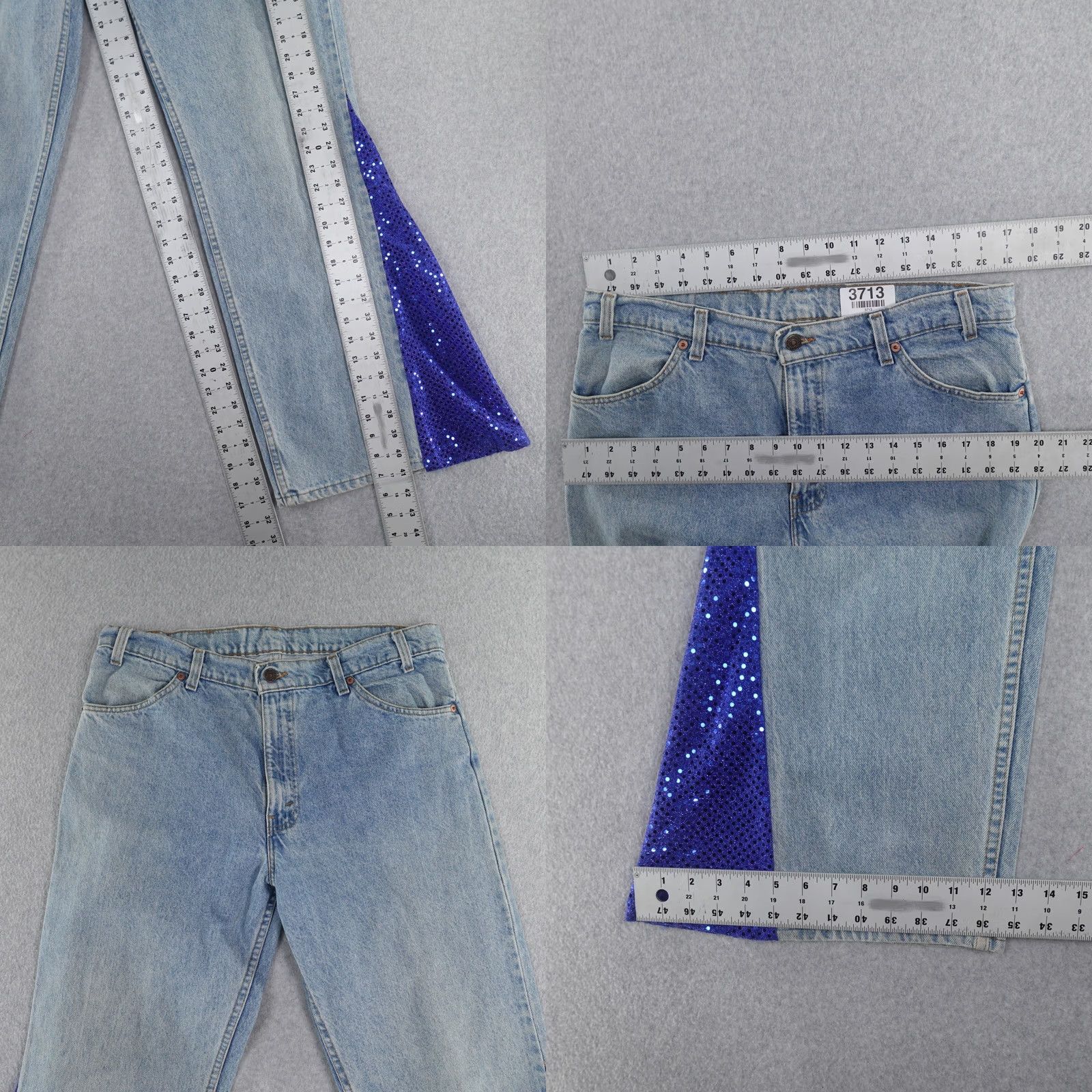 Levi's VINTAGE Levi's 506 Jeans Regular Straight 36 (36x32) Blue Denim 5-Pocket Men Mens Jeans 90s Theme Size US 36 / EU 52 - 8 Thumbnail