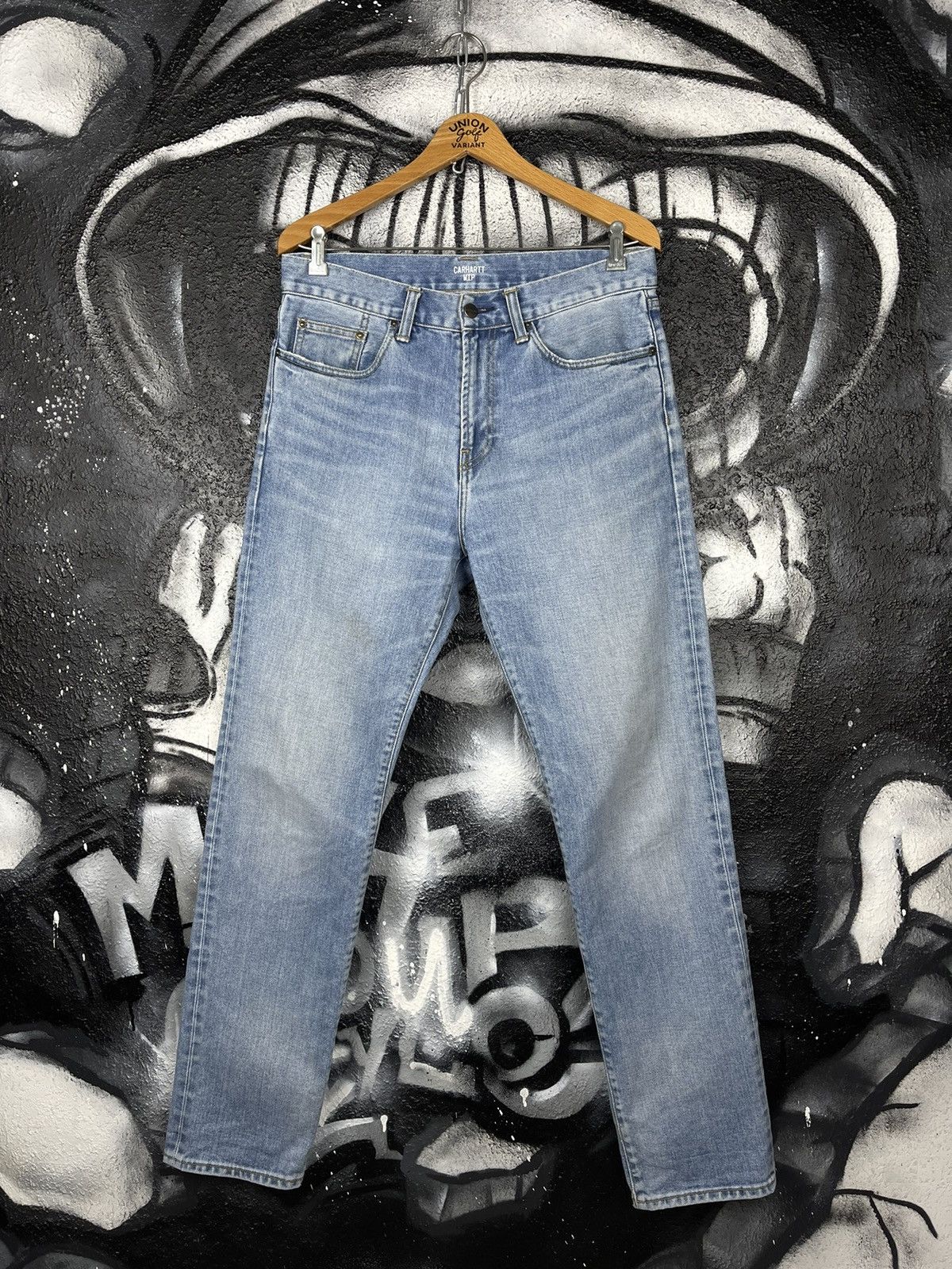 Carhartt Wip Carhartt WIP Pontiac Pant Men’s Jeans Size W29 L32 Size US 29 - 3 Thumbnail