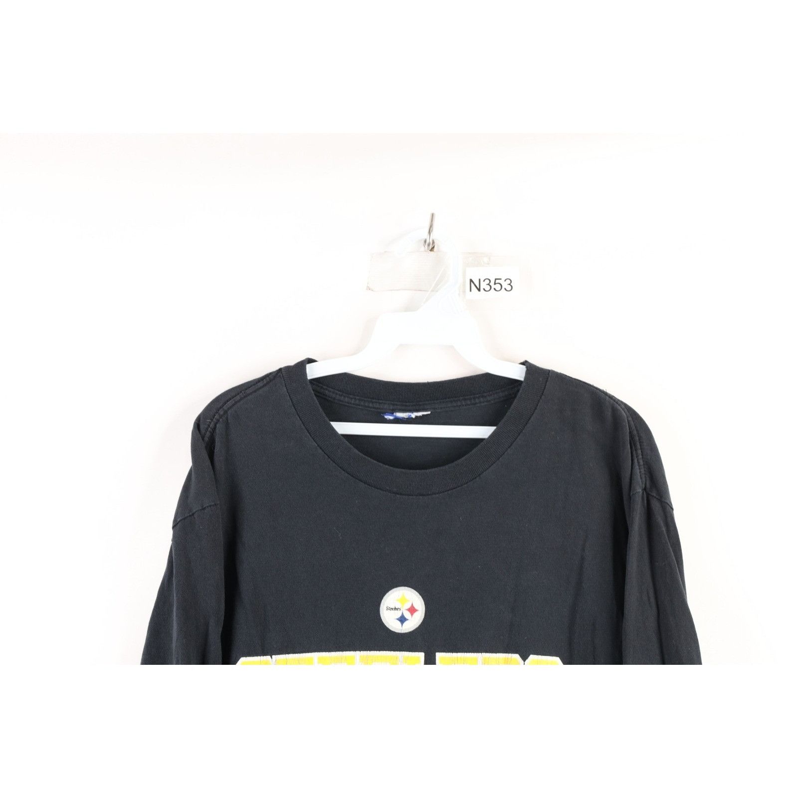 Reebok Vintage Reebok Faded Pittsburgh Steelers Football T-Shirt Size US M / EU 48-50 / 2 - 2 Thumbnail