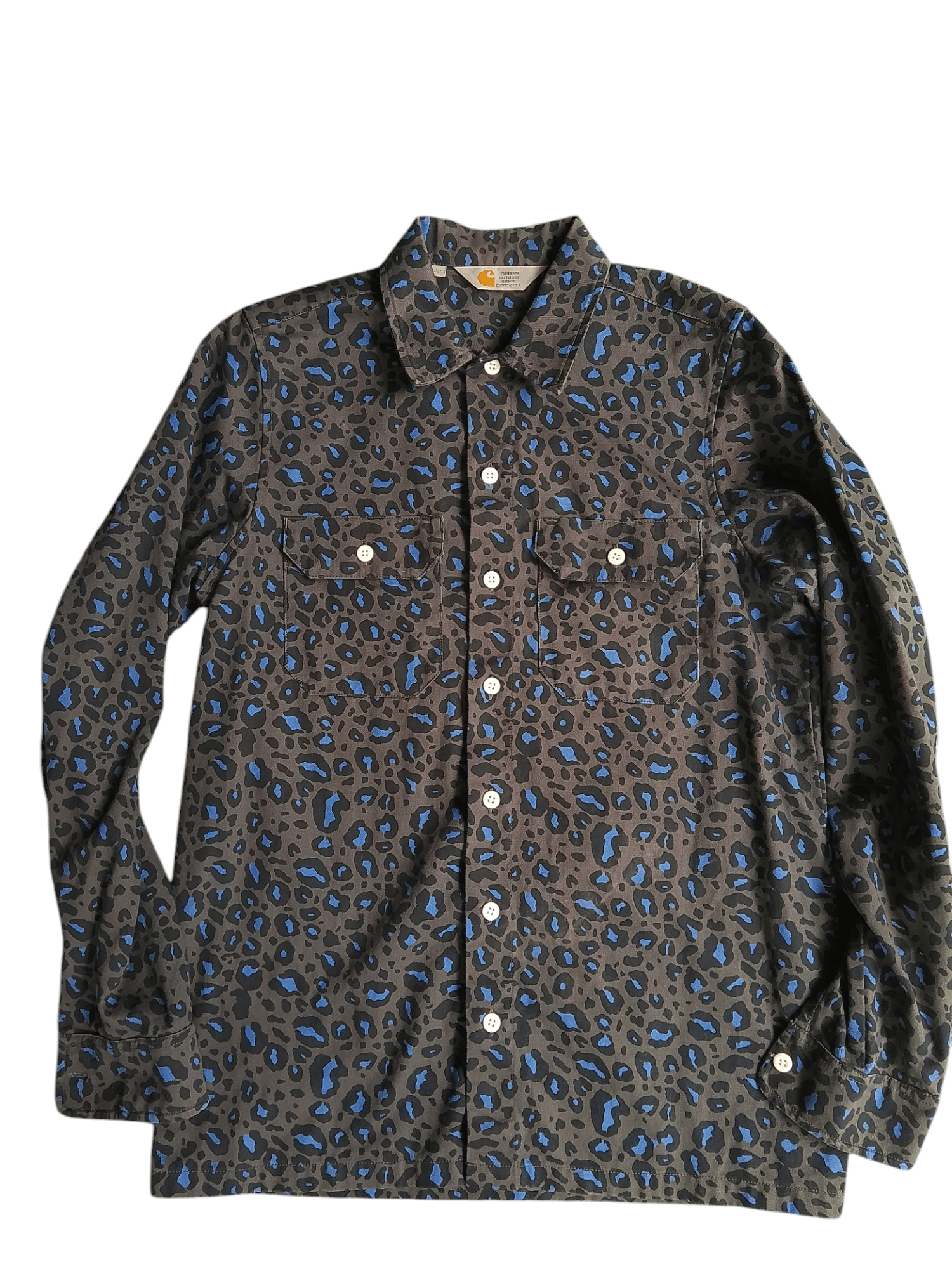 Carhartt Carhartt Wip Carhartt WIP Blue Leopard Print Shirt Size US S / EU 44-46 / 1 - 1 Thumbnail