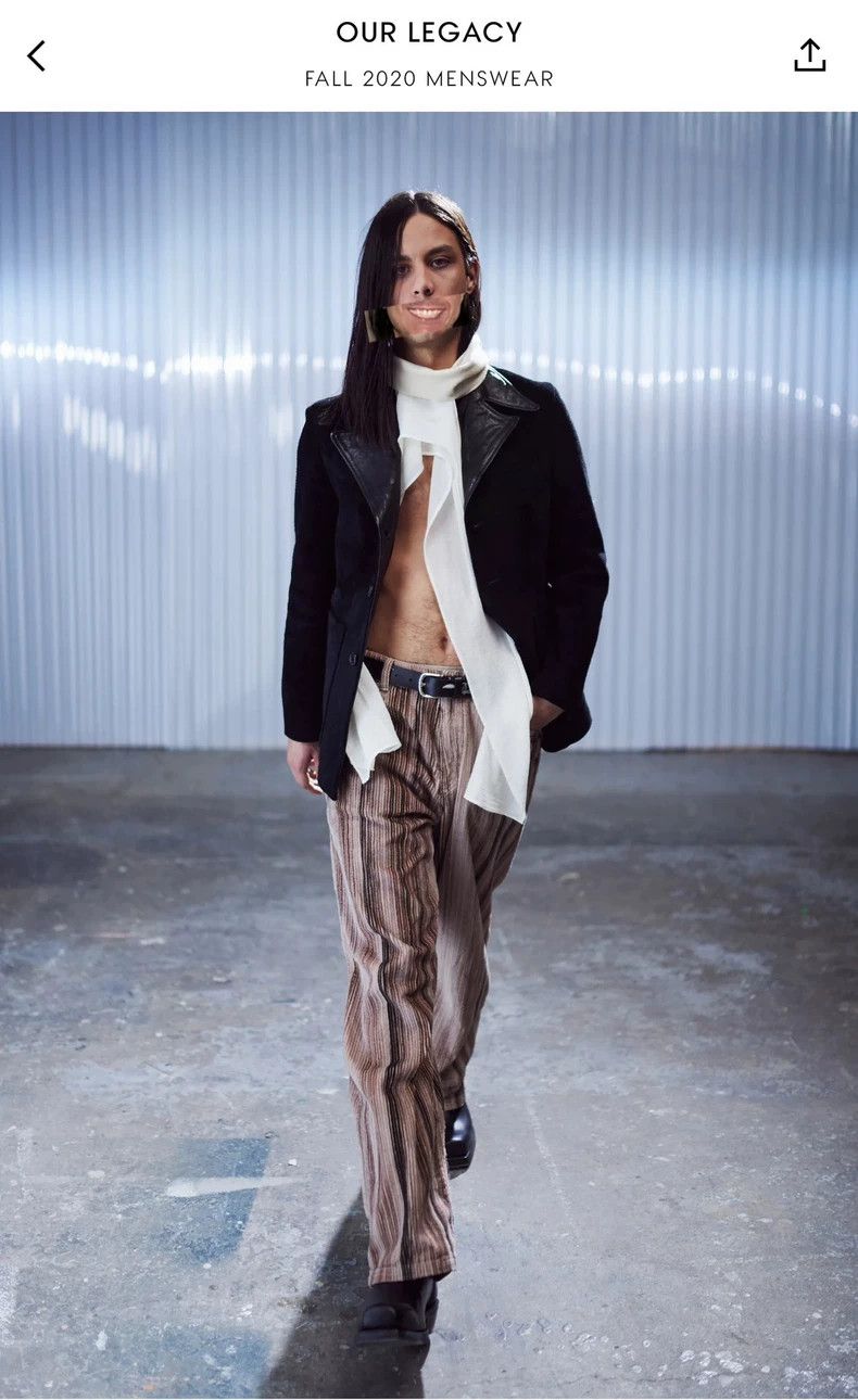 Our Legacy Our LegacyVast cut striped corduroy trousers Size US 30 / EU 46 - 7 Thumbnail