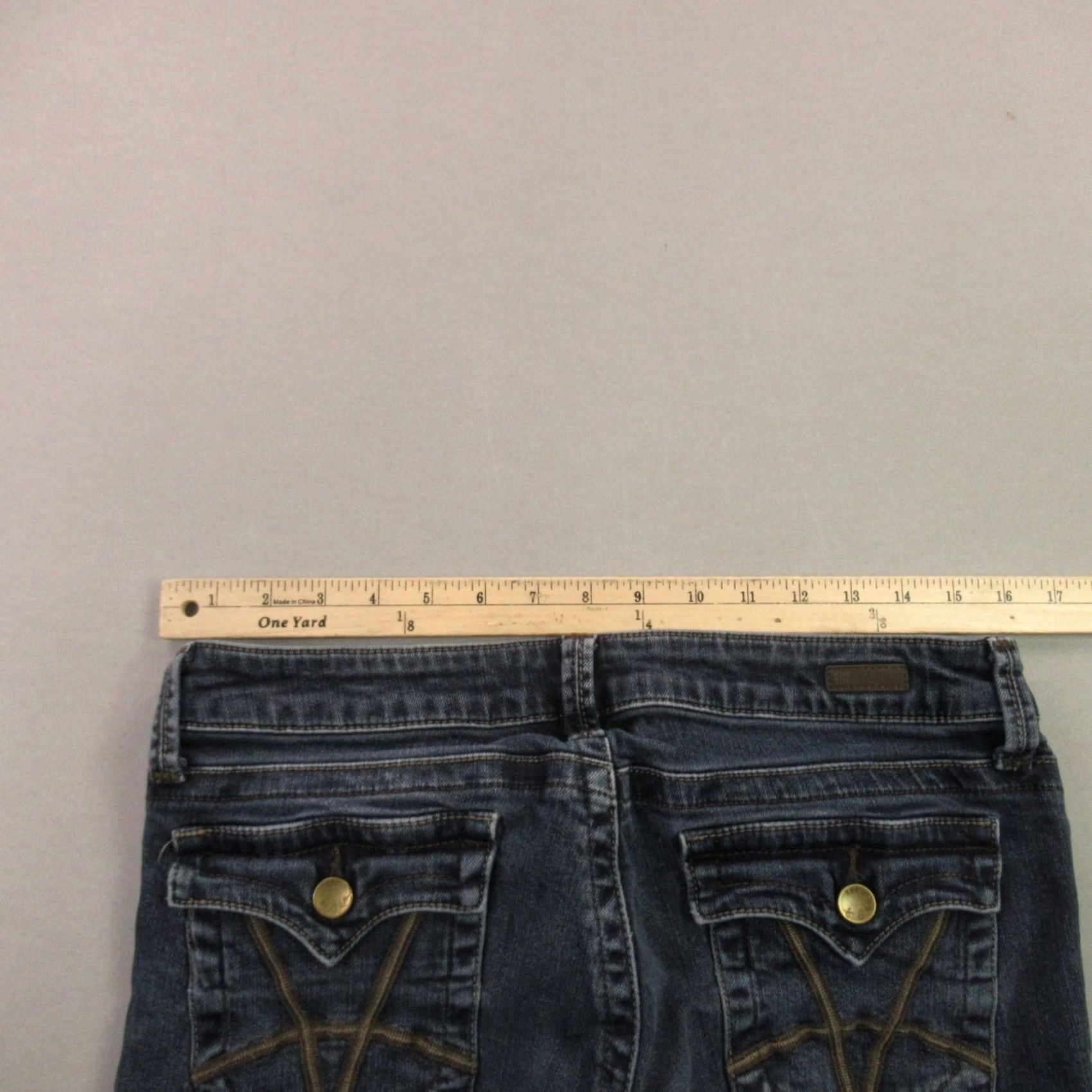 Vintage KUT from the Kloth Jeans Women 10 Lightweight Straight Leg Stretch Pockets Blue Size 32" / US 10 / IT 46 - 7 Thumbnail