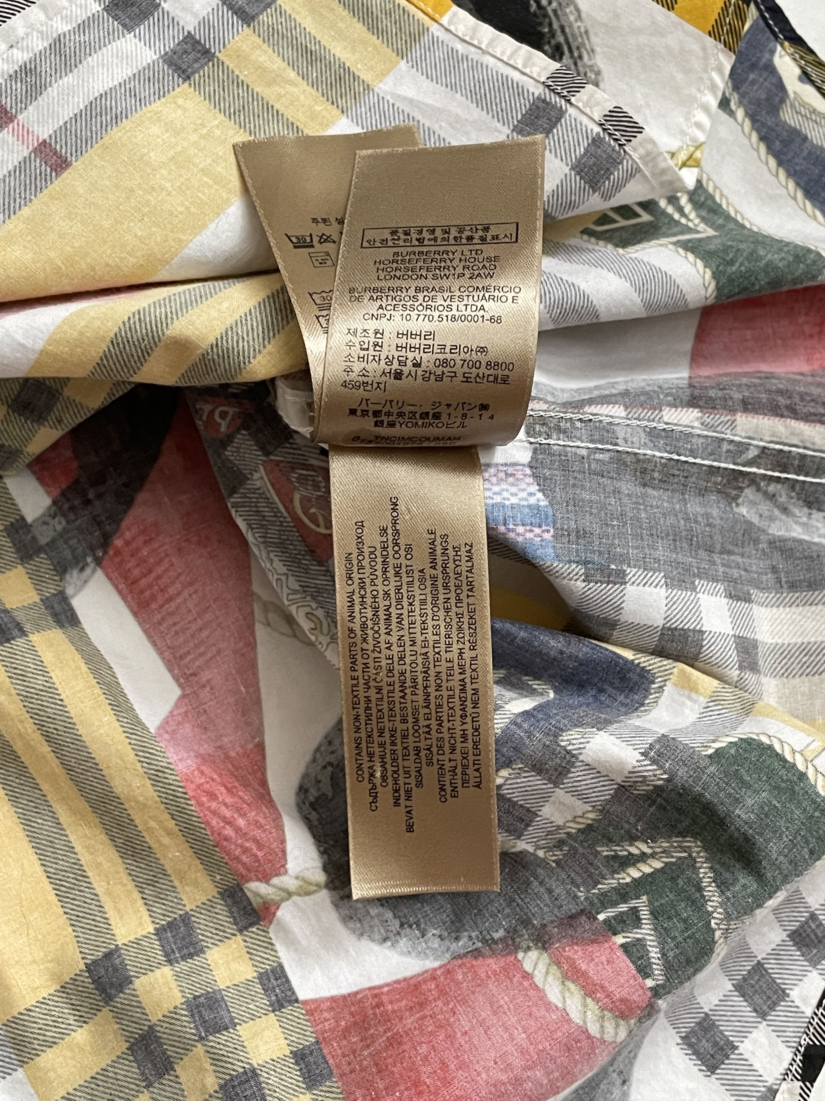 Burberry Burberry Monogram multicolor button shirt Size US L / EU 52-54 / 3 - 13 Thumbnail