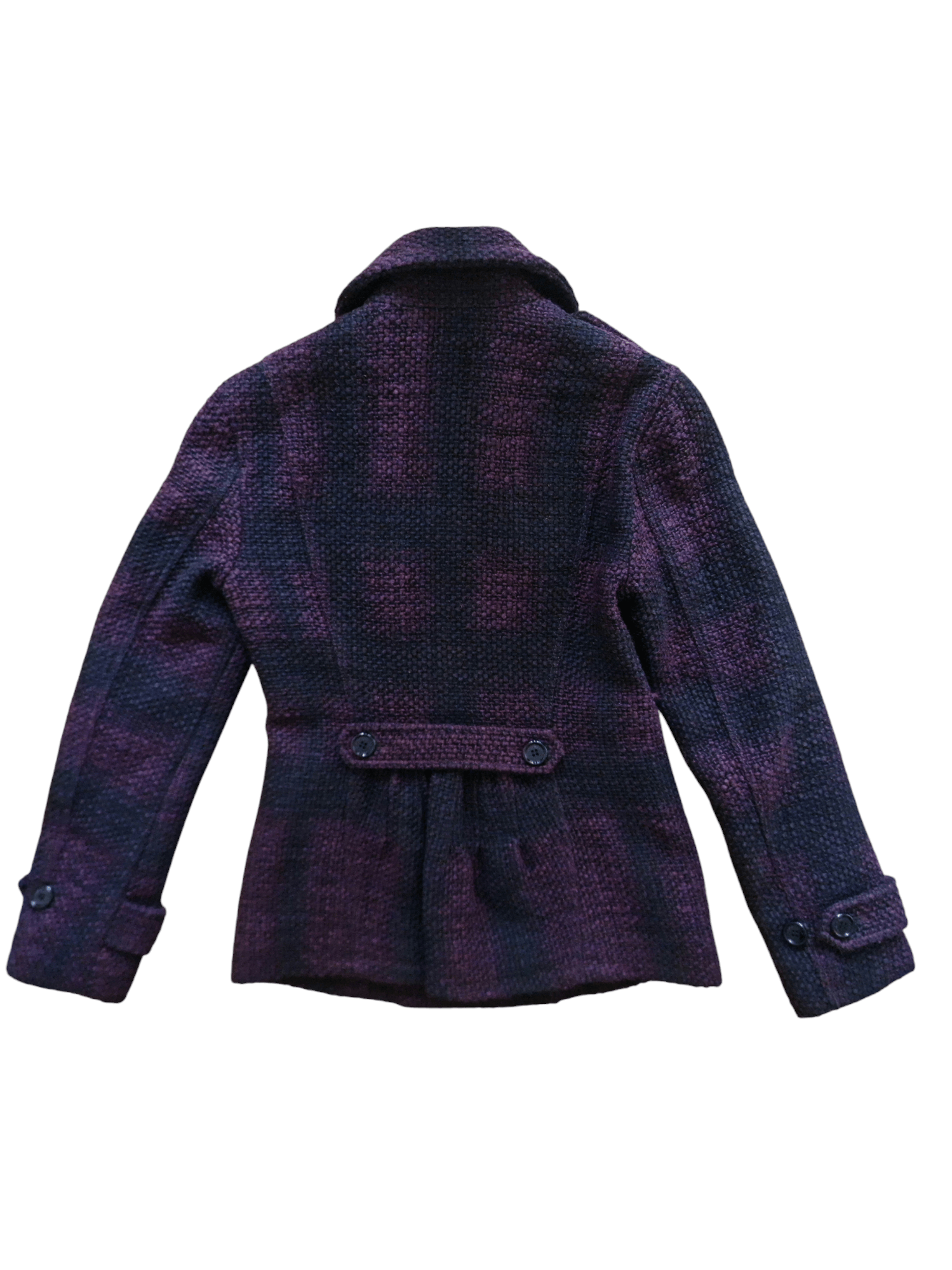 Burberry Burberry Brit Women Plaid PeaCoat nova check Blend Short Size XS / US 0-2 / IT 36-38 - 6 Thumbnail