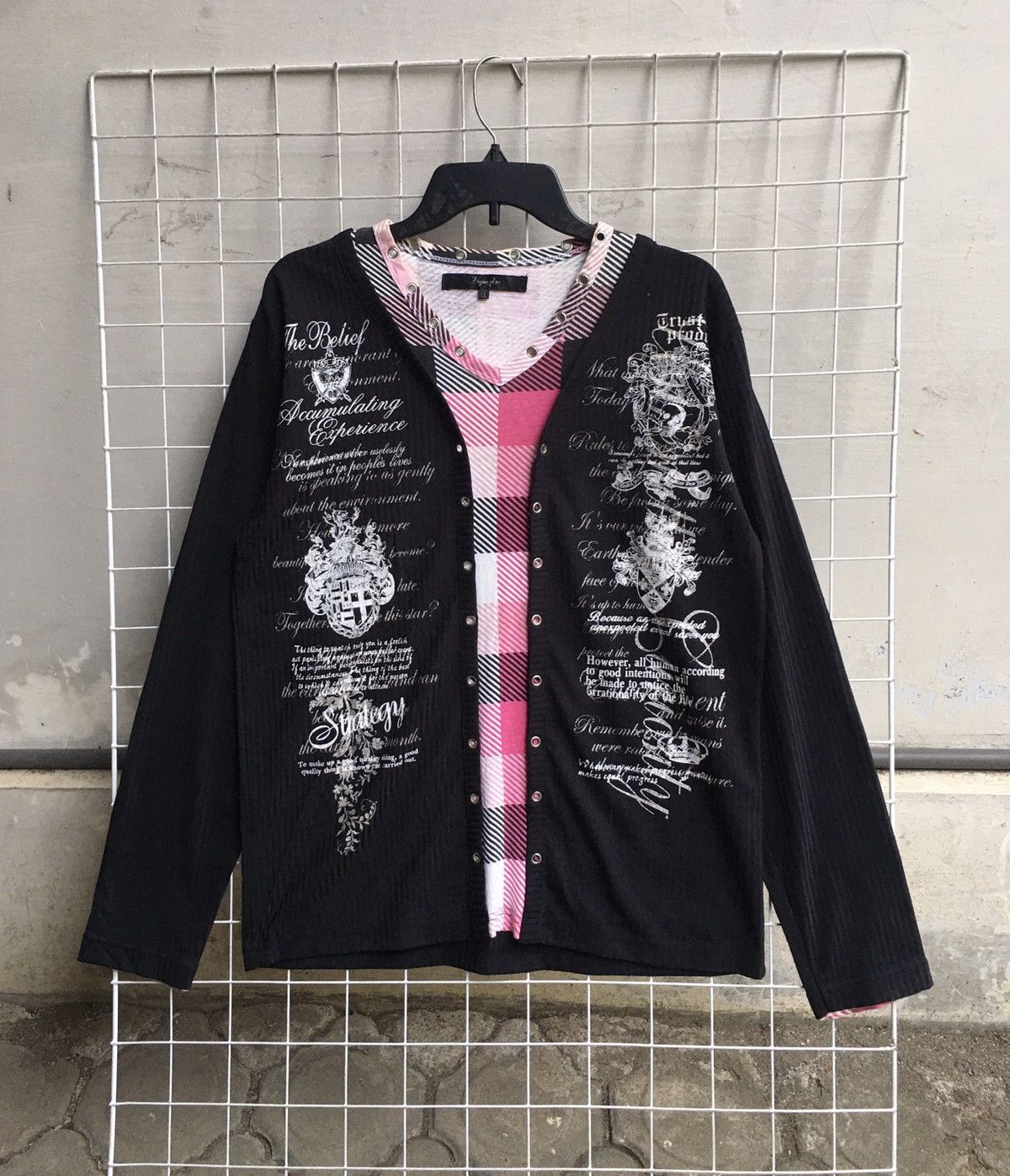 Japanese Brand Y2K Zigue plus poem Size US L / EU 52-54 / 3 - 1 Thumbnail