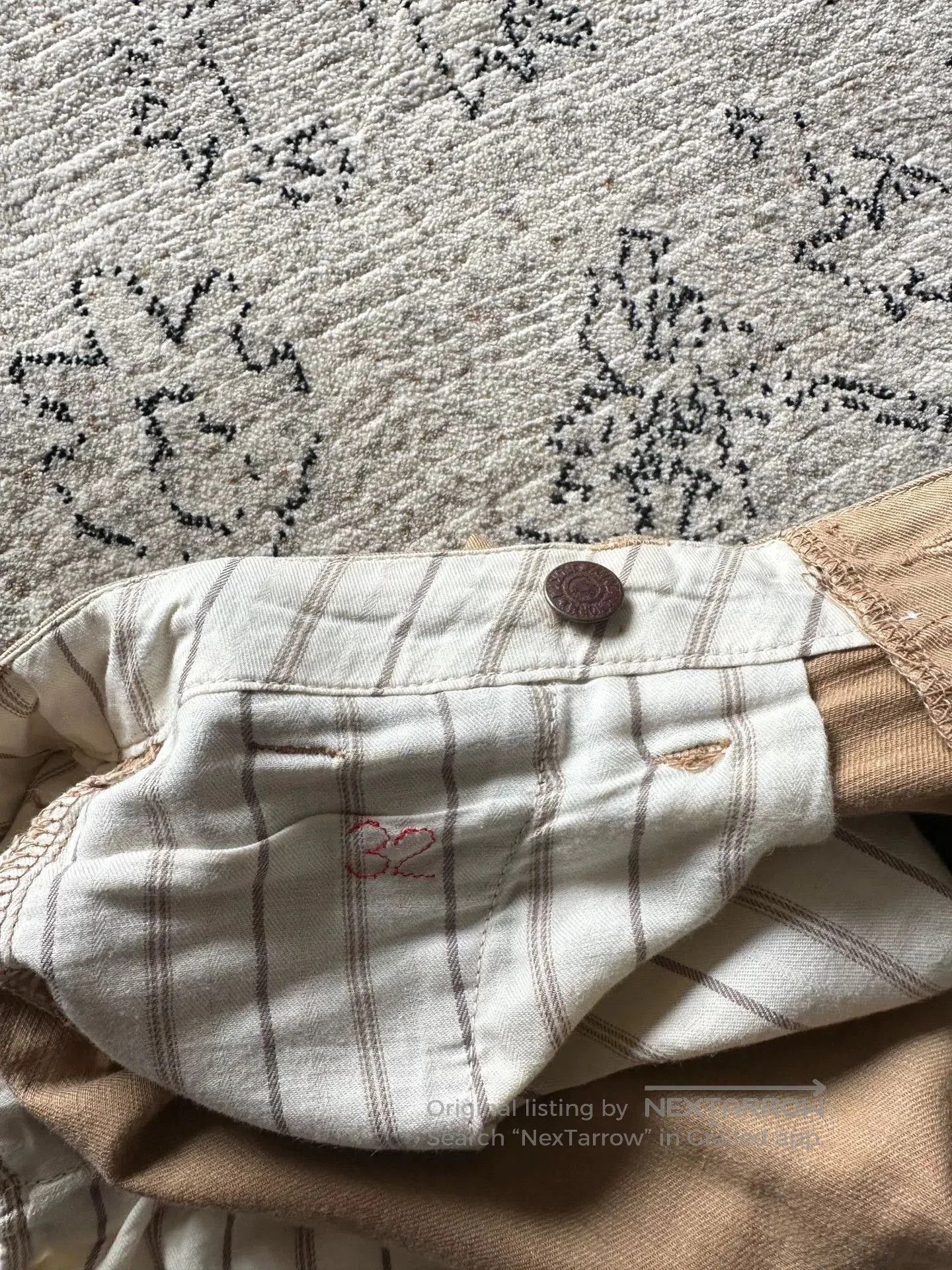 Japanese Brand ANACHRONORM Retro Distressed Pants. Size US 32 / EU 48 - 5 Thumbnail