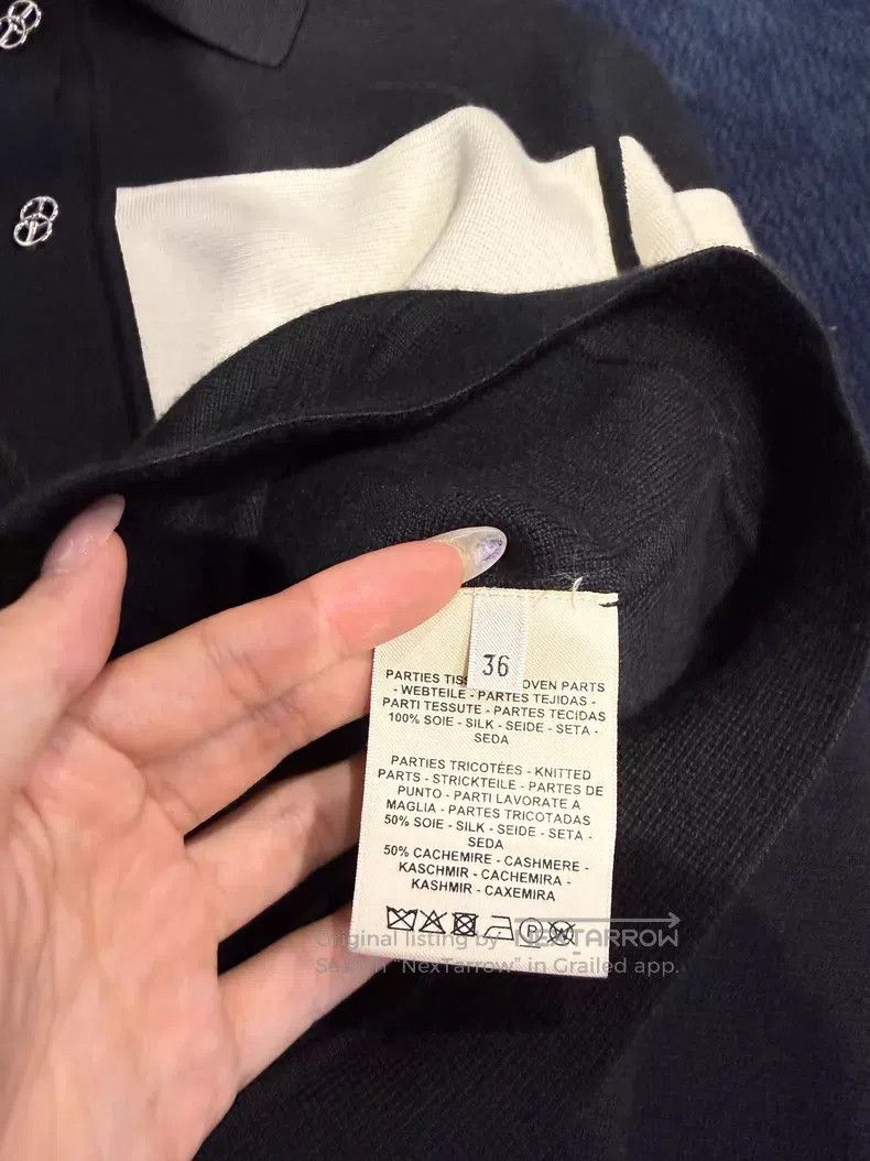 Hermes Hermes Patterned printed cashmere and silk cardigan - mulb Size XS / US 0-2 / IT 36-38 - 3 Thumbnail