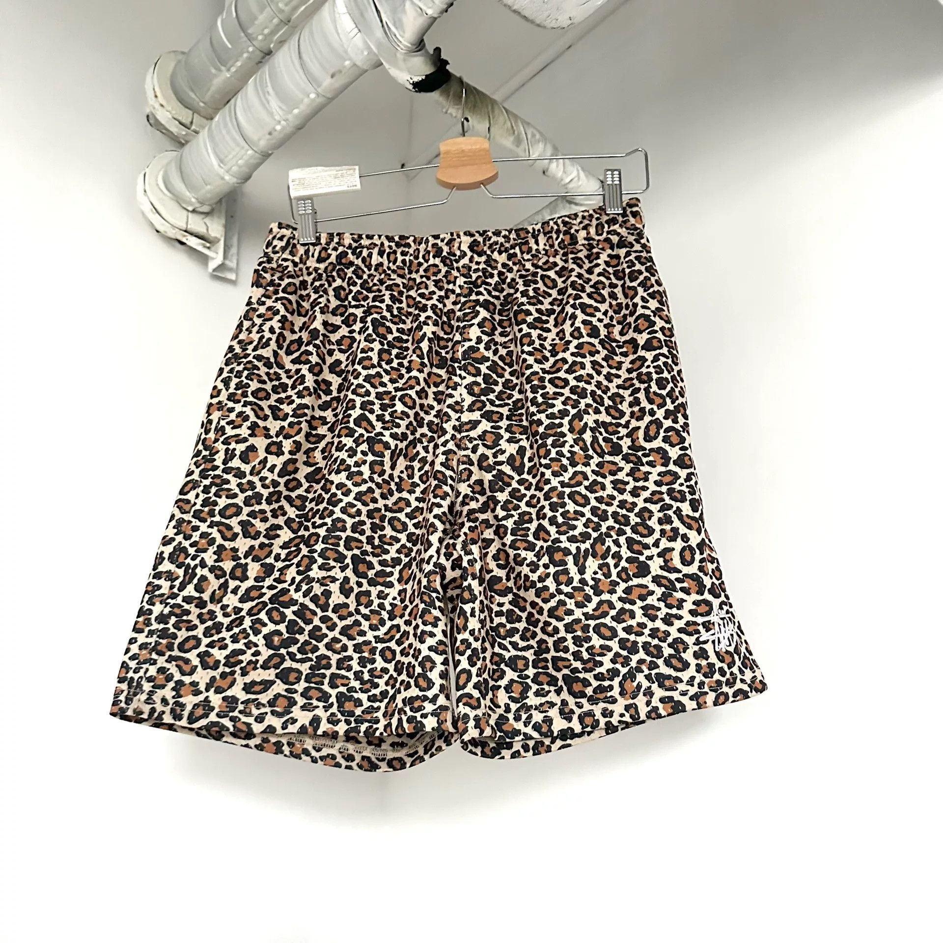 Stussy Stussy Leopard Mesh Shorts Size US 30 / EU 46 - 1 Thumbnail