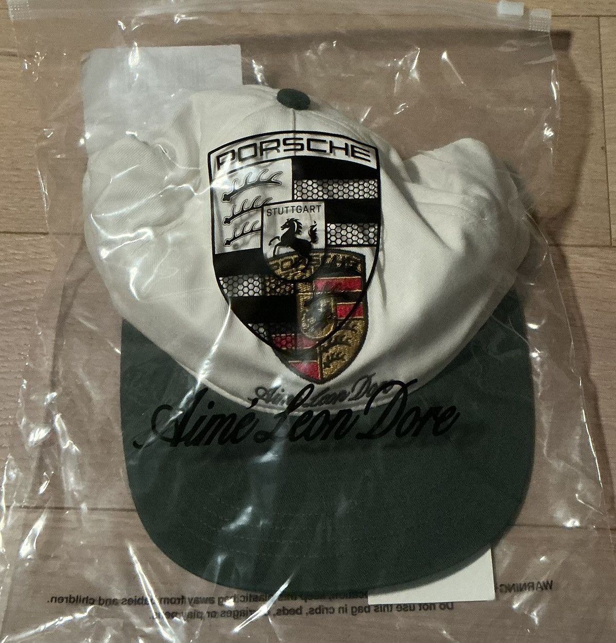 Aime Leon Dore ALD / Porsche Colorblock Logo Hat White Size ONE SIZE - 3 Thumbnail