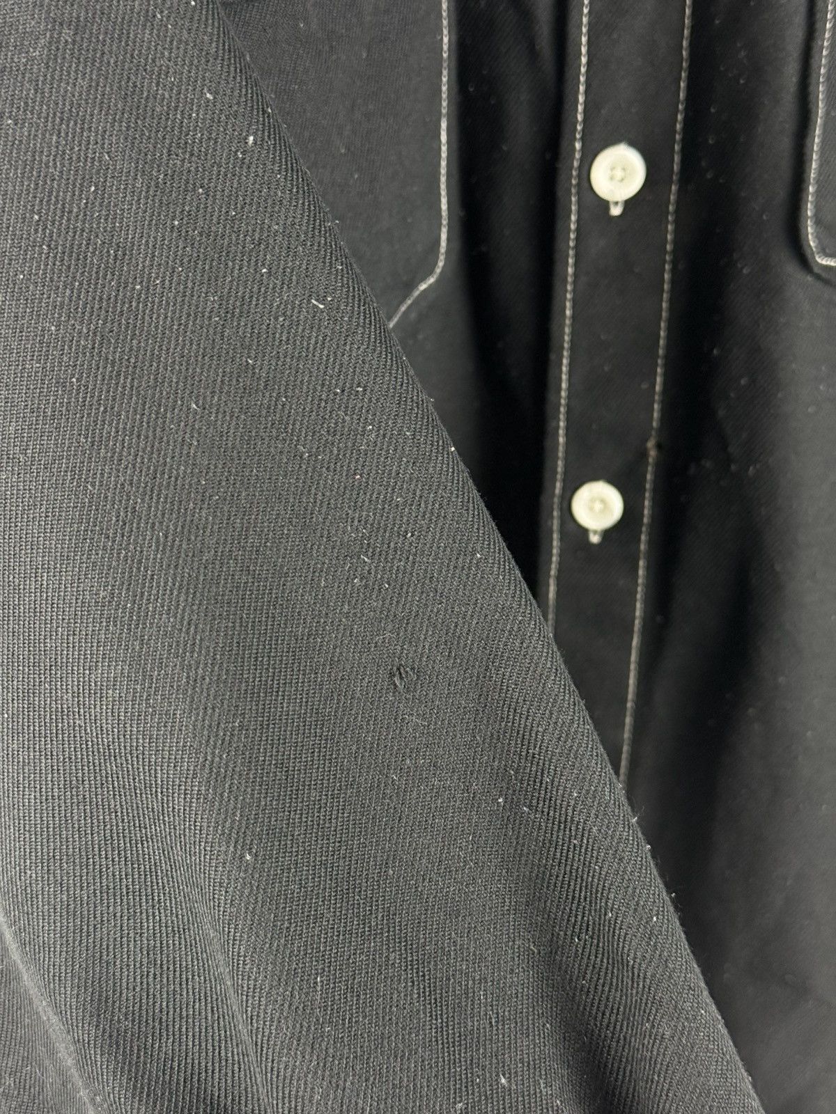 Other Timbre Poste Long Sleeve Japanese Collarless Button Up Shirt Size US L / EU 52-54 / 3 - 10 Thumbnail