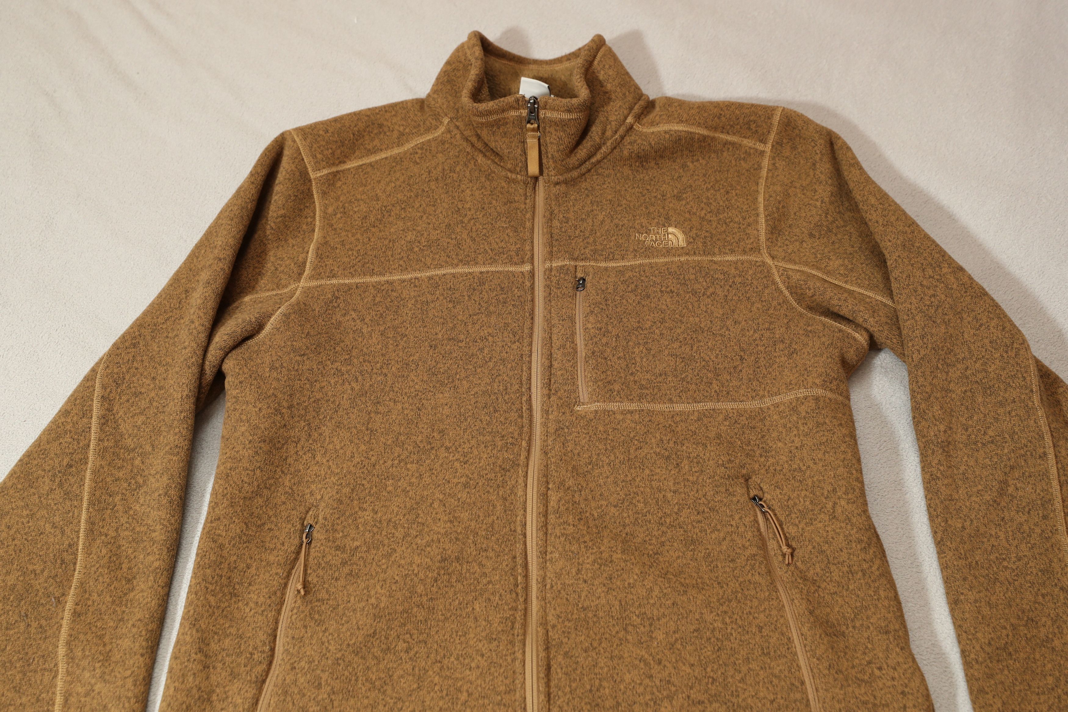 The North Face The North Face Brown Zip Up (L) Size US L / EU 52-54 / 3 - 3 Thumbnail