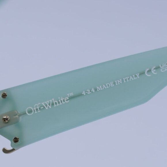 Off-White Off-White OERI14D MYSTIC 5364 Sunglasses Sage Square Frame Size ONE SIZE - 7 Thumbnail