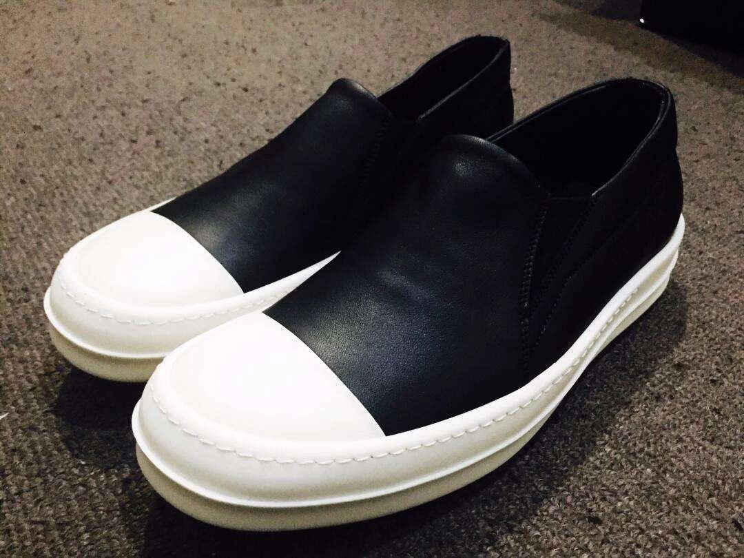 Rick Owens Rick Owens Slip On Full Leather 43 Black Size US 10 / EU 43 - 1 Thumbnail