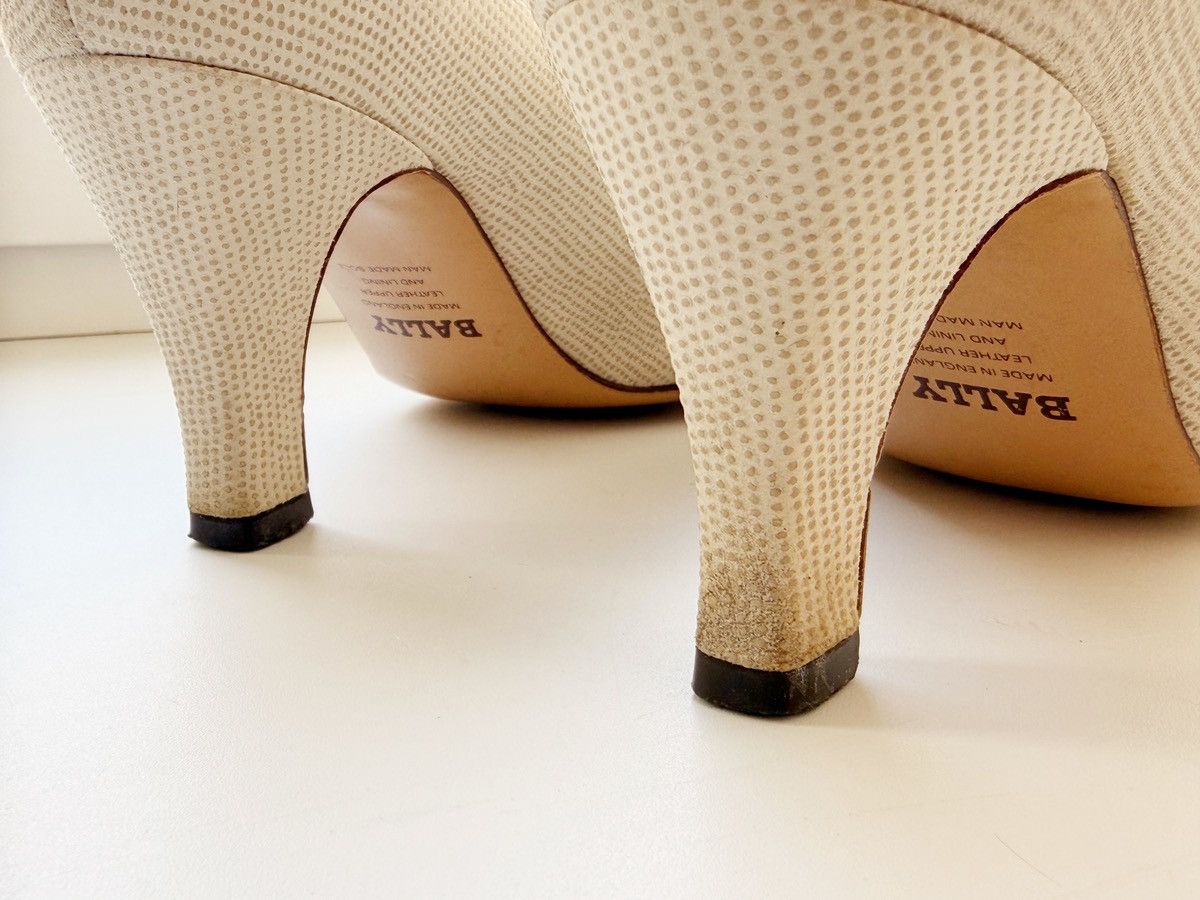 Bally Bally Women White Heels Pumps Size 39 Made In England Size US 9 / IT 39 - 7 Thumbnail