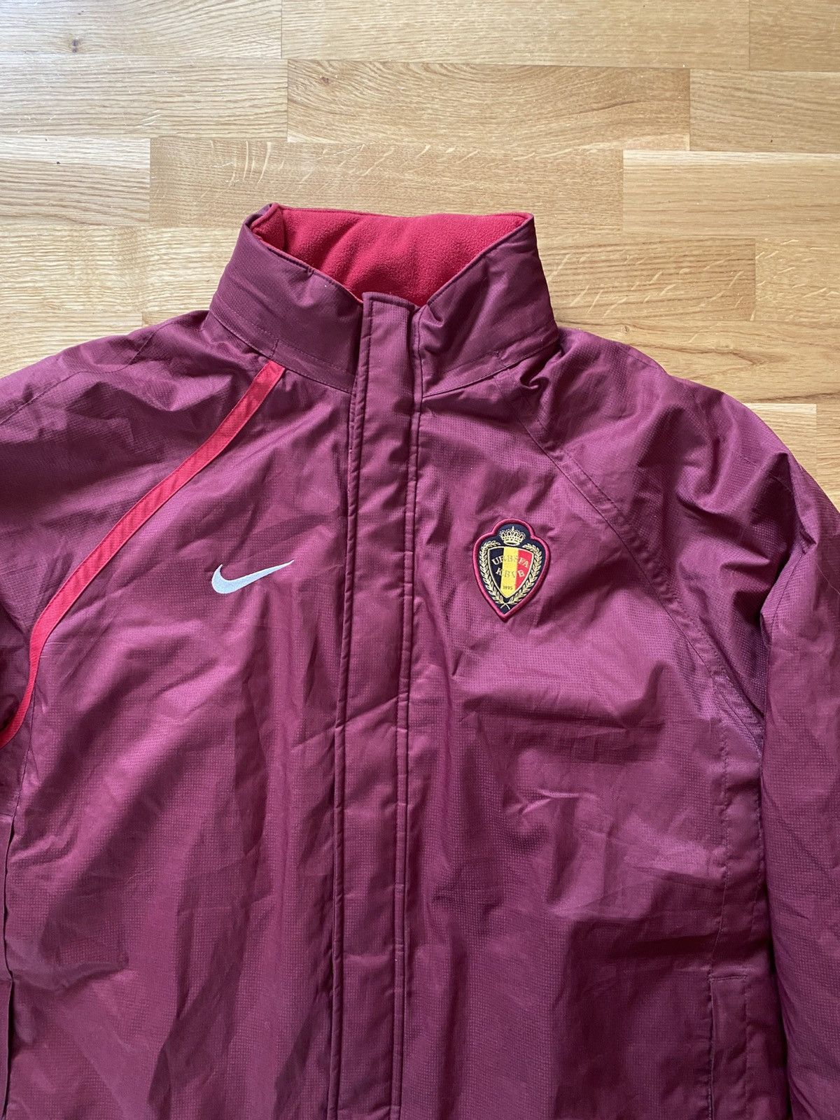 Nike Nike Belgium National Team Vintage Staff Bench Jacket 2004 Size US L / EU 52-54 / 3 - 2 Thumbnail
