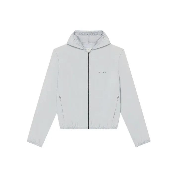 Givenchy Givenchy SS24 Letter Print Zip Hooded Windbreaker Size US M / EU 48-50 / 2 - 1 Thumbnail
