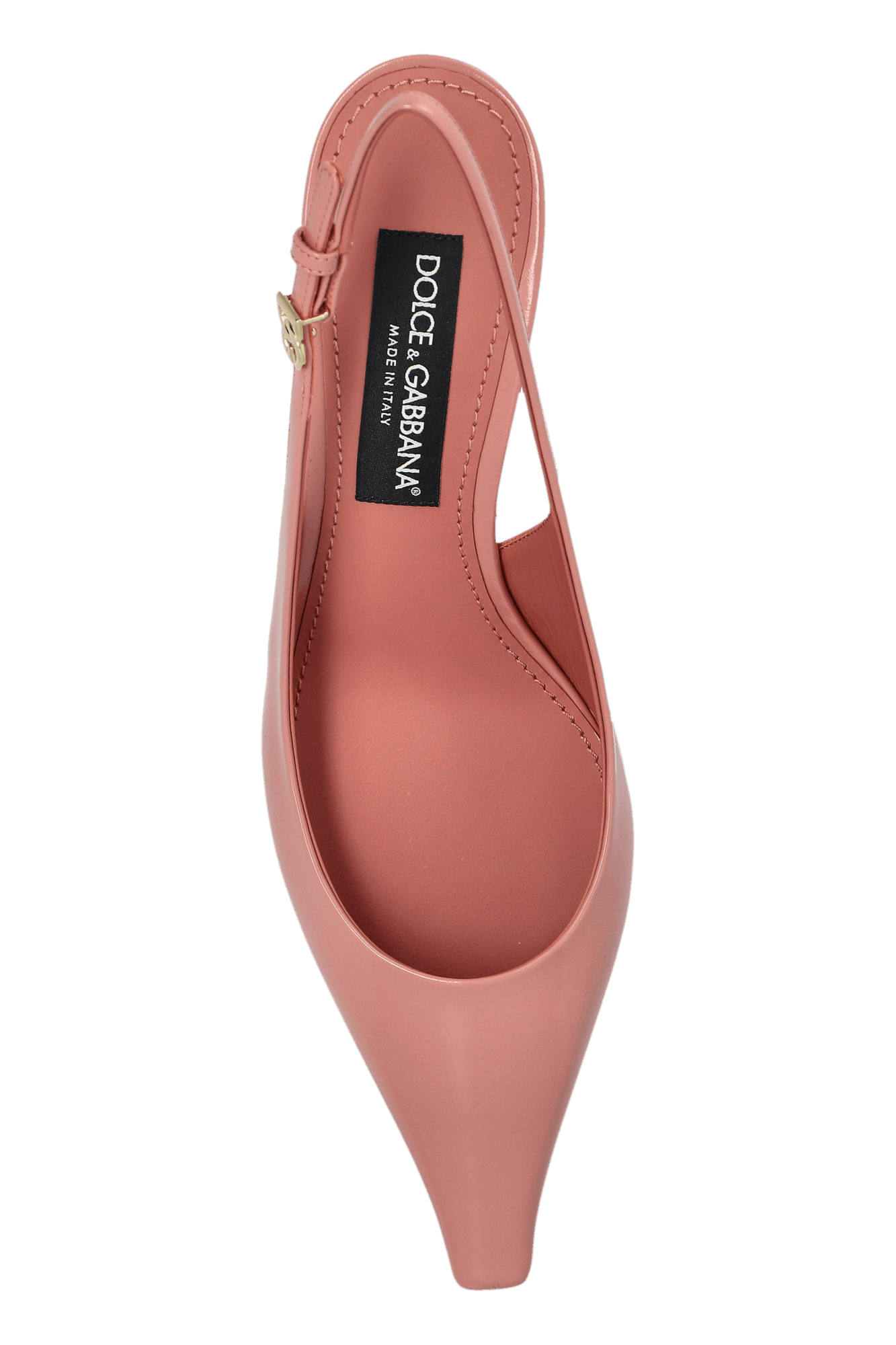 Dolce & Gabbana o1s22i1n0225 Patent Leather Slingback Pumps in Pink Size US 9 / IT 39 - 6 Thumbnail