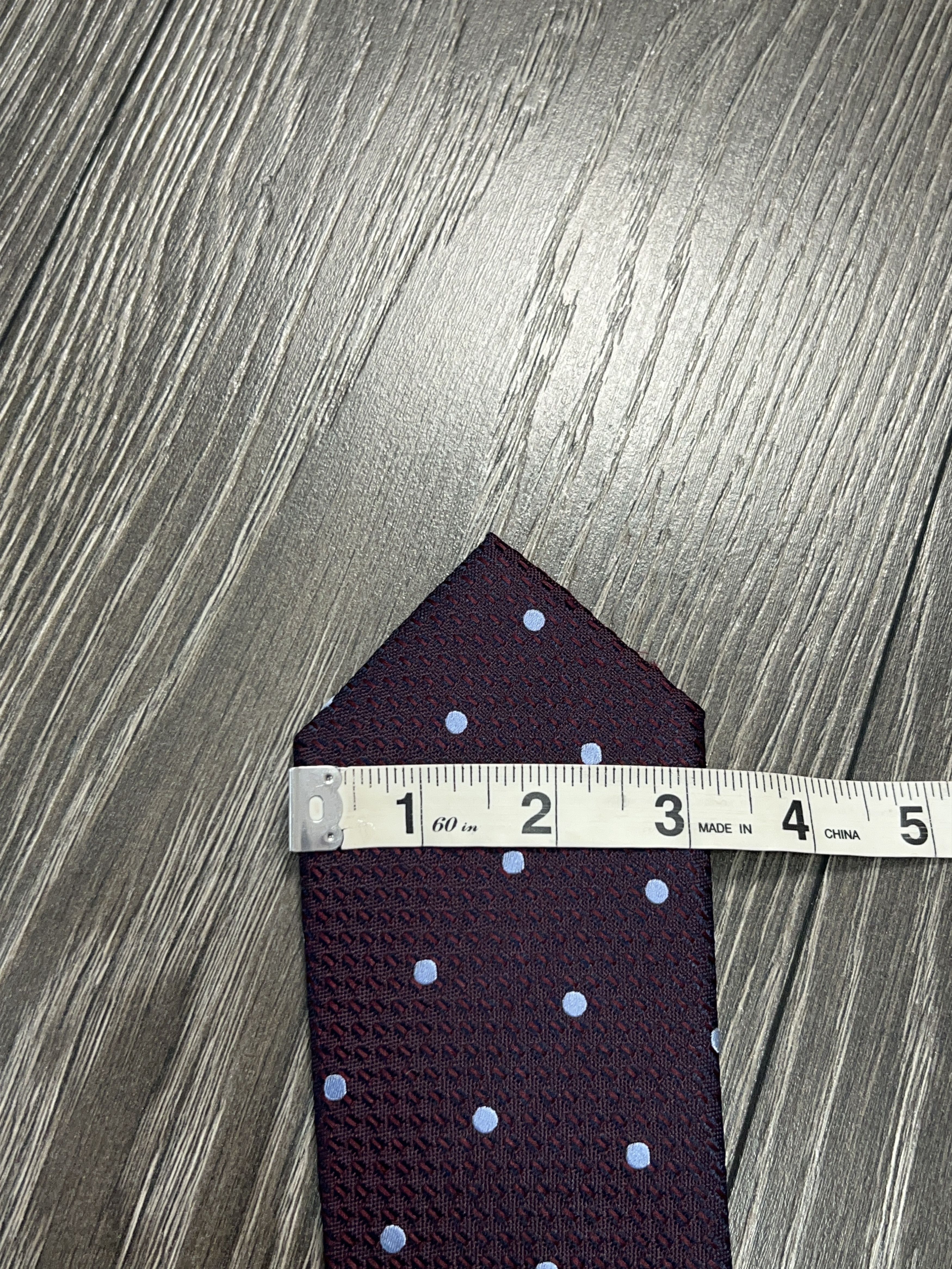 William Hunt NWT Mens William Hunt Purple Polka Dot Tie Necktie Cravatte Size ONE SIZE - 9 Thumbnail