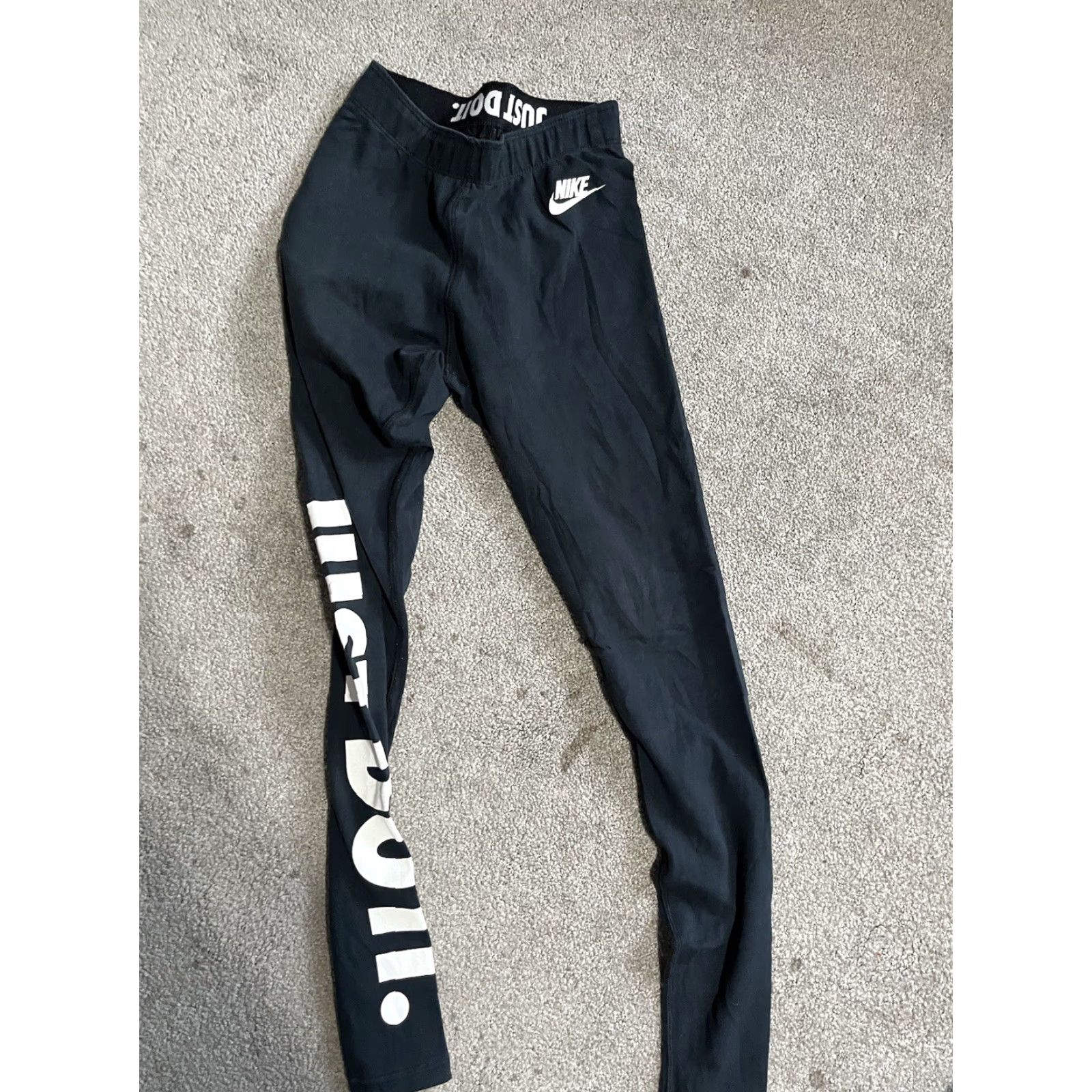 Nike Nike Leg-A-See Leggings Women’s XS Black 726085-010 Cotton Polyester Spandex Comfort Elastic Waist Training Leggings Size 26" / US 2 / IT 38 - 2 Thumbnail