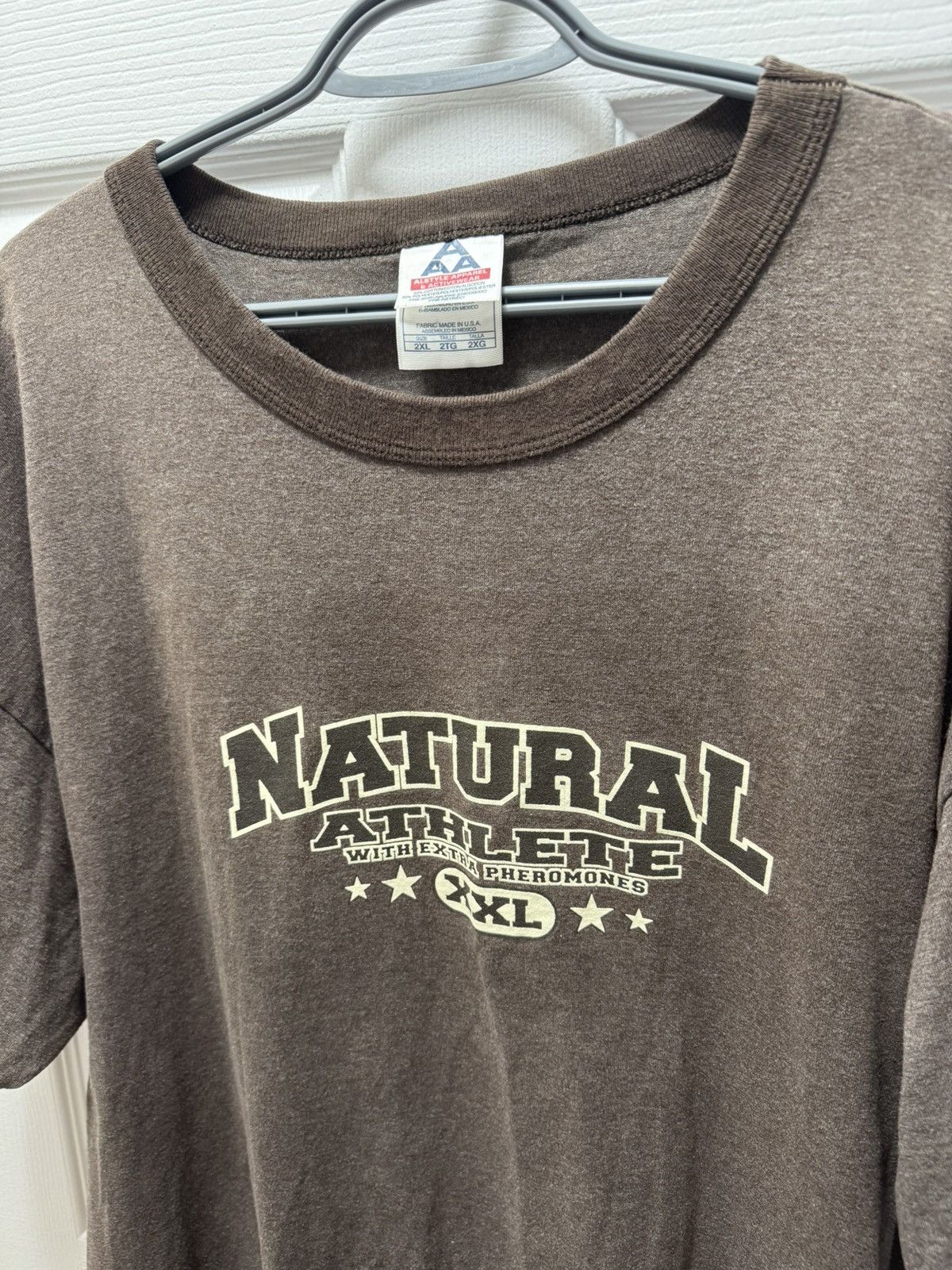 AAA × Vintage AAAStyle Natural Athlete Vintage Oversized Humor Shirt Brown Size US XXL / EU 58 / 5 - 2 Thumbnail