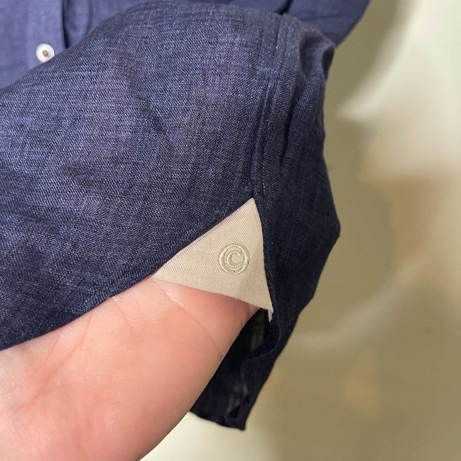 Other ONSLOE Blue 100% linen short sleeve button down shirt XXXL Size US XXL / EU 58 / 5 - 8 Thumbnail